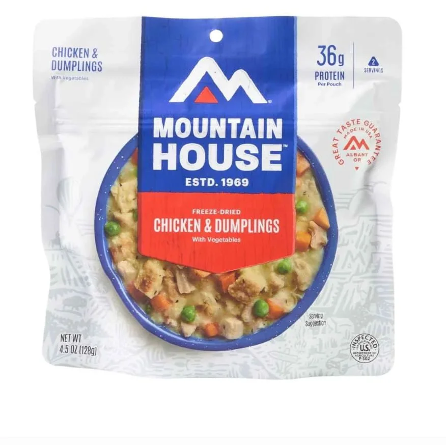 Mountain House Chicken & Dumplings Freeze-Dried backpacking meal