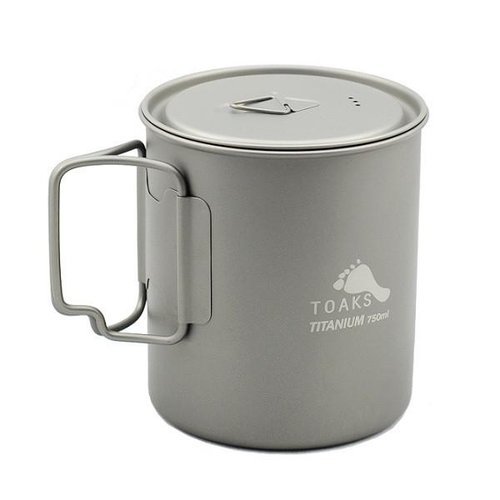 Camping Cookware Set Stainless Steel, 4-Piece Camping Pot Pan Set, 600ml and 900ml, Foldable and Stackable