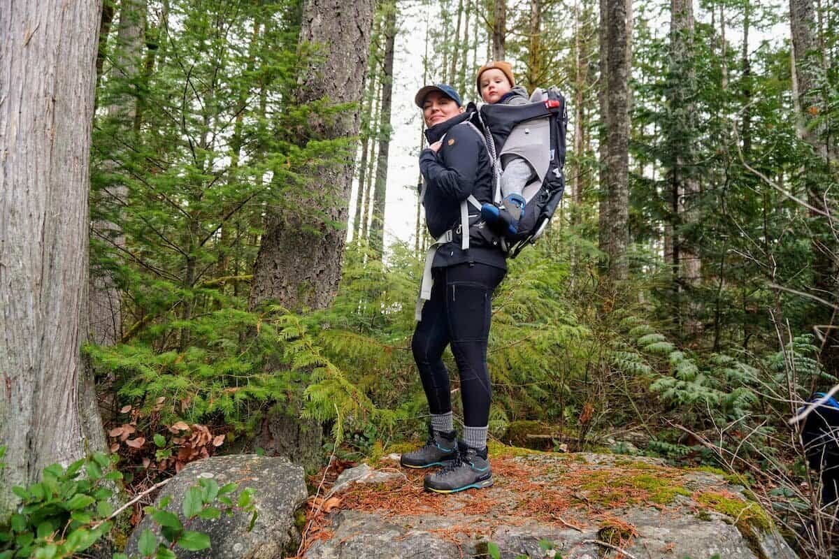 osprey HIKING Baby Carrier Backpack features #shorts #shorts  #momsof #naturebaby #mom 