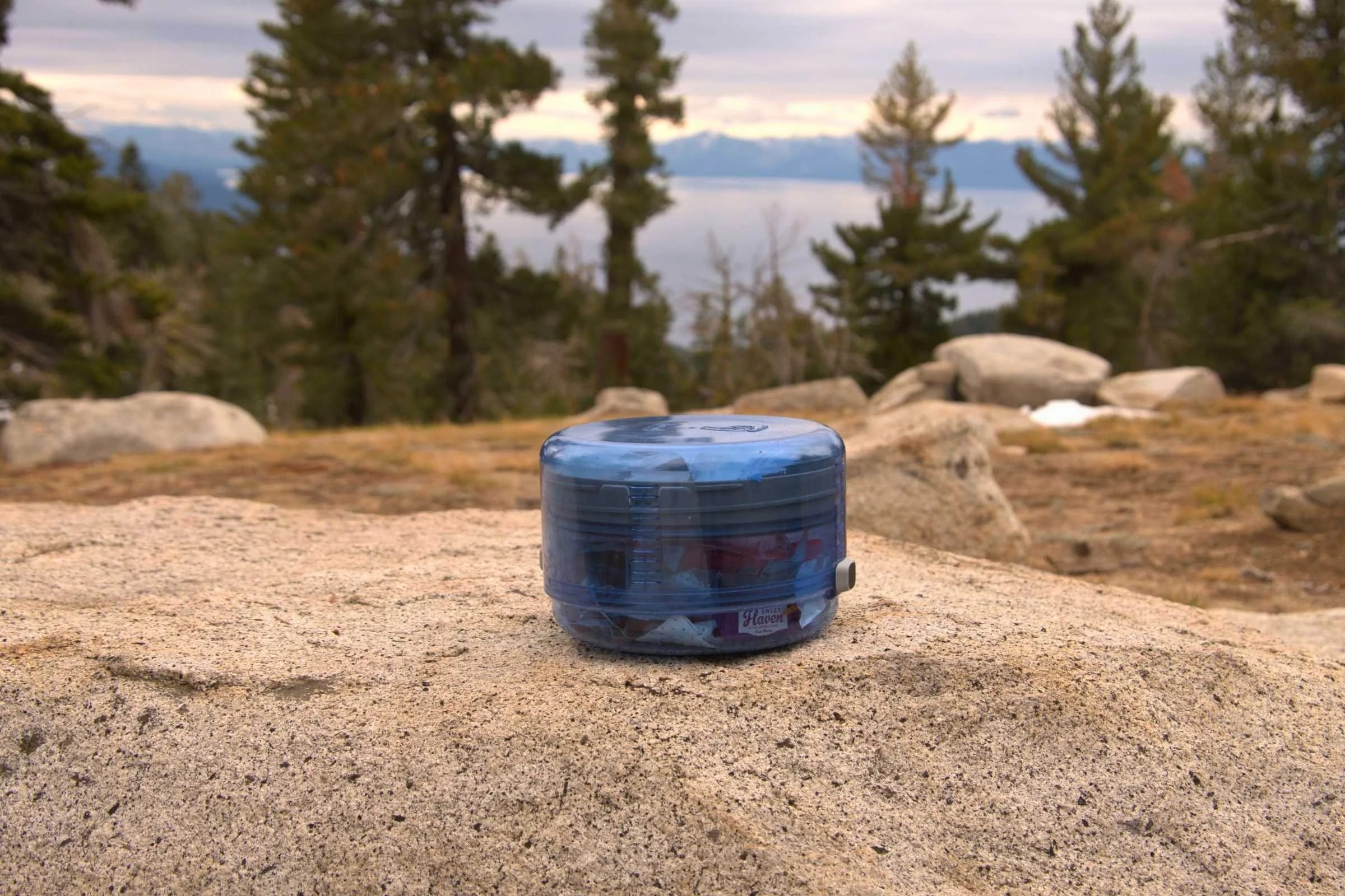 The BV ONE can adjust as you enjoy your food along your trip. Here it is in the smallest size.  Photo Whitney LaRuffa.