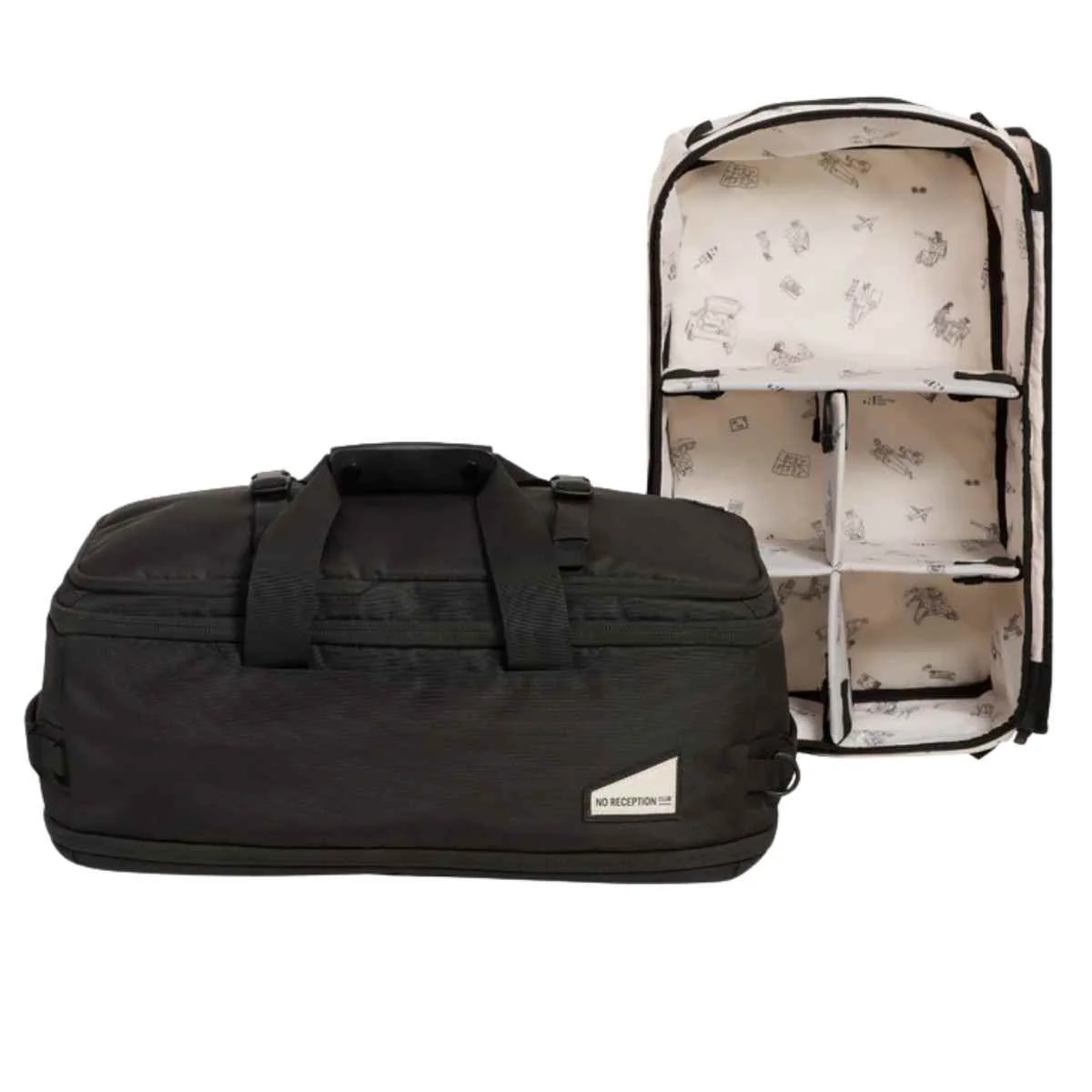 No Reception Club The Hideaway Carry-On Duffel