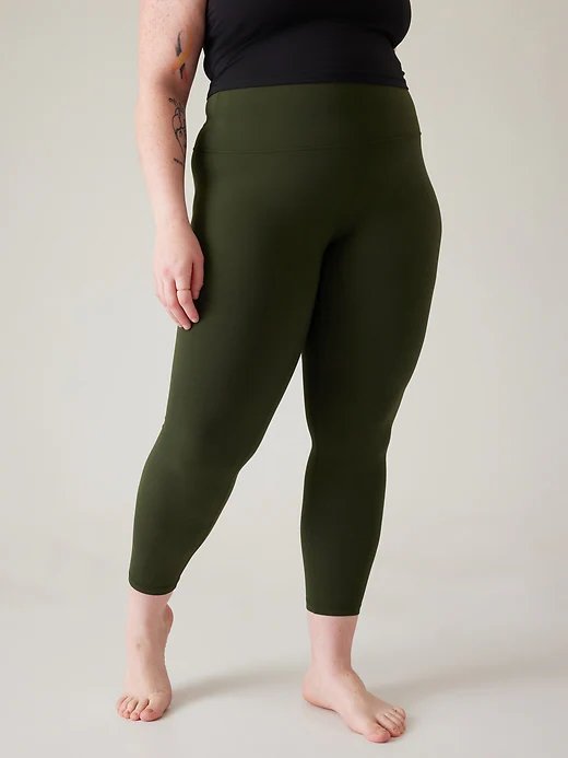  Womens Fleece Lined Leggings Water Resistant High Waisted Winter  Cold Weather Running Gear Zip Pockets Green M