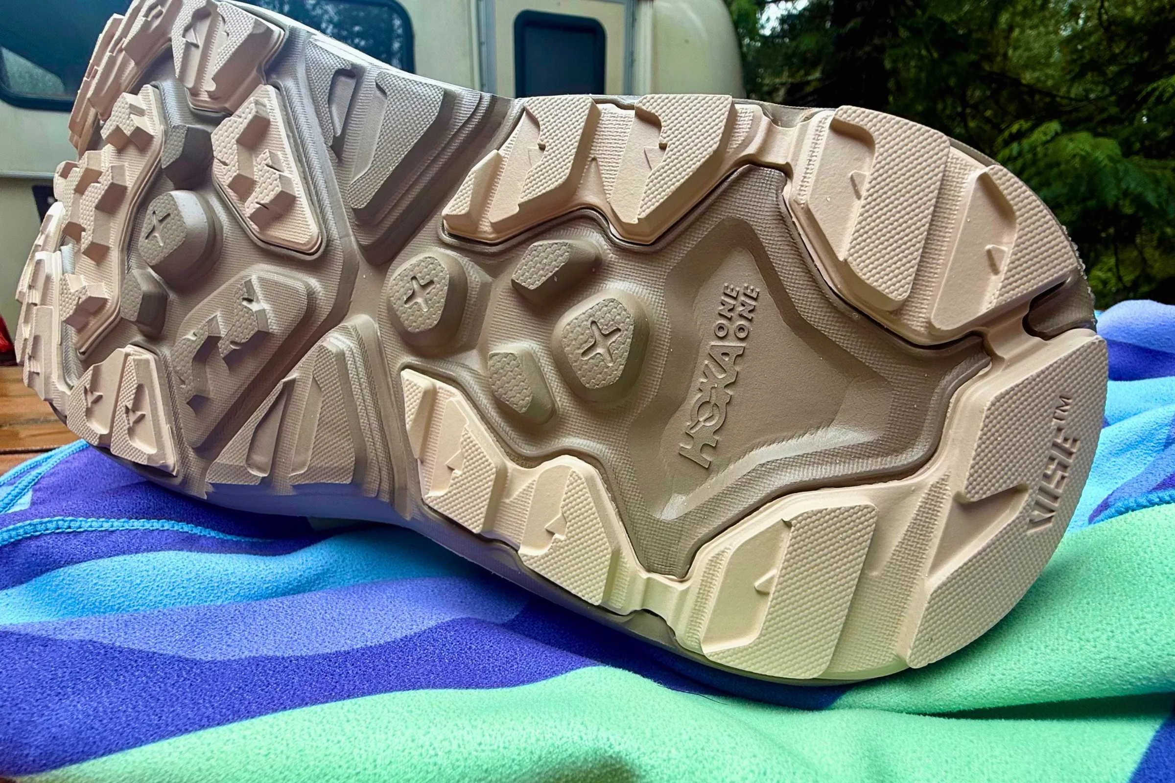 Outsole on the HOKA Hapara 2
