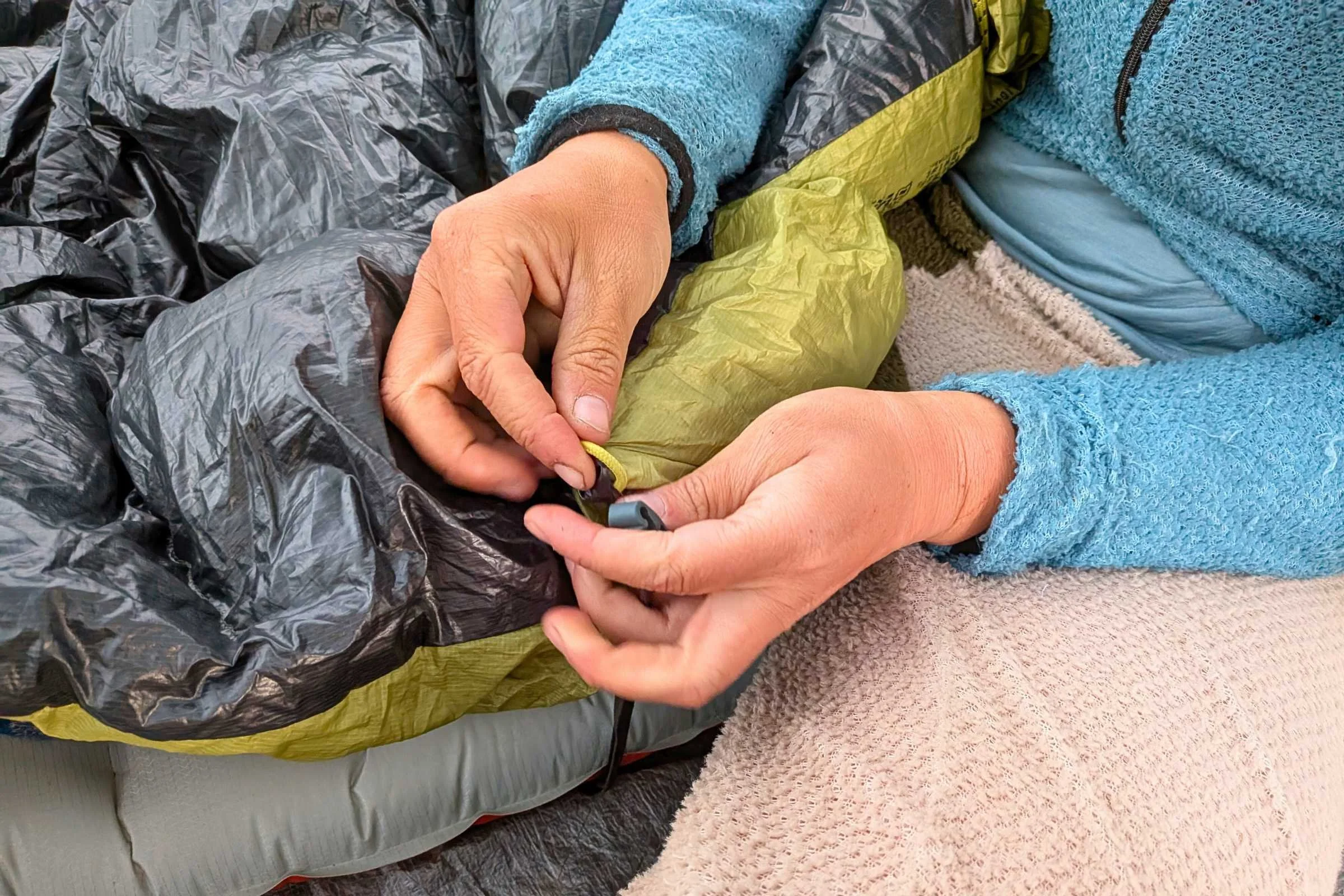 Close-up of the NEMO Pulse attachment system