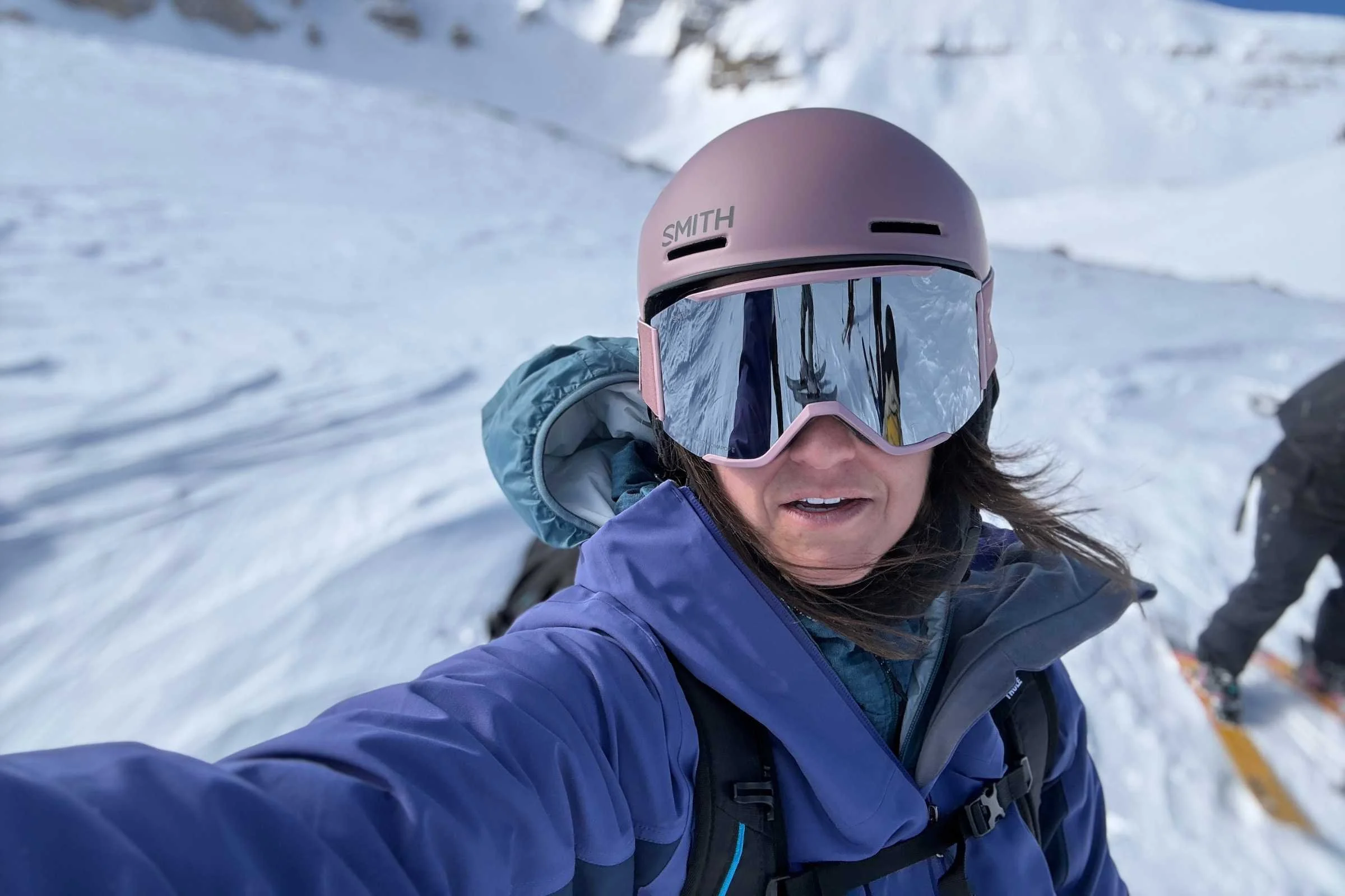 Proper layering system under snowboard jacket for different conditions in the Stio Skyridge