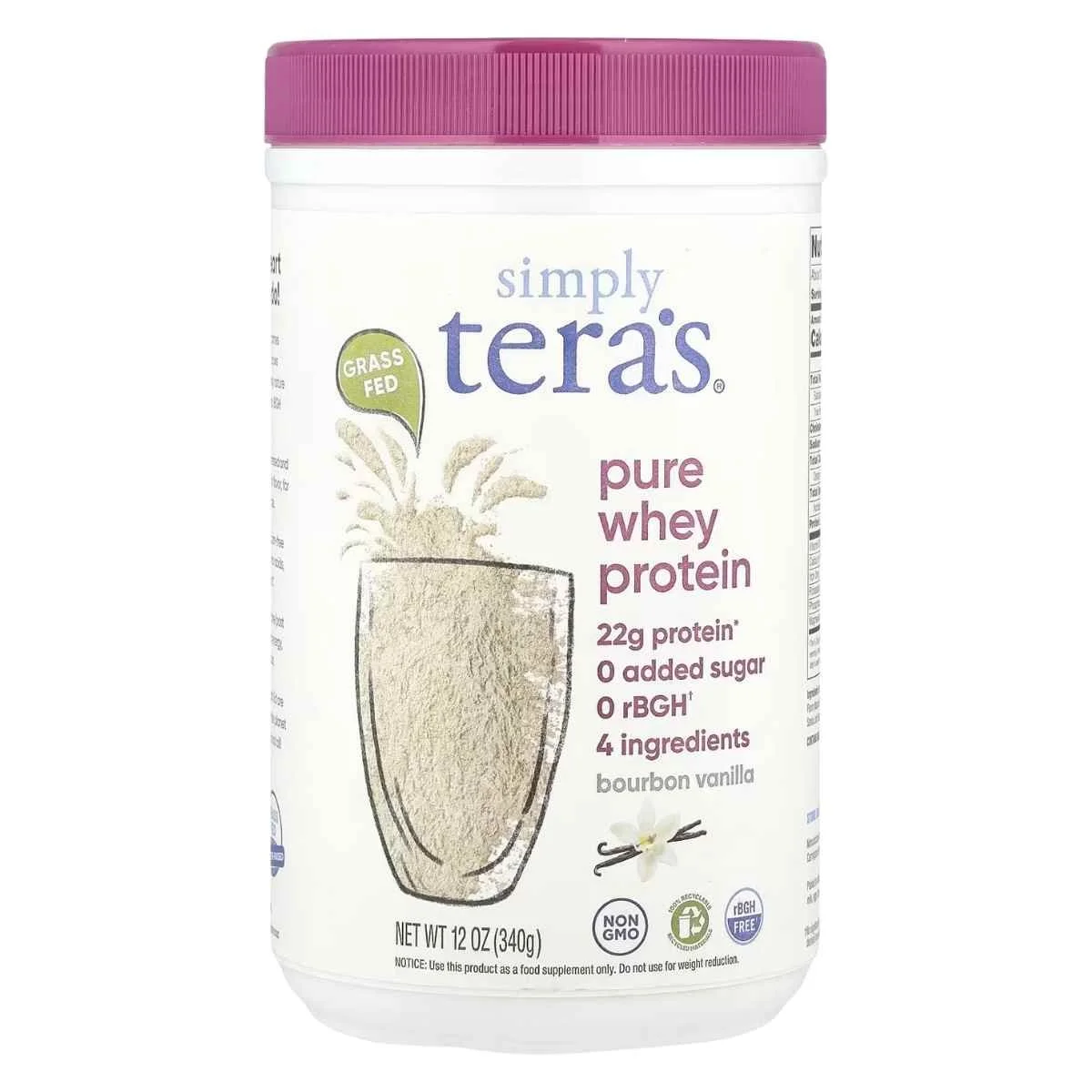 Tera’s Grassfed Simply Pure Whey Protein