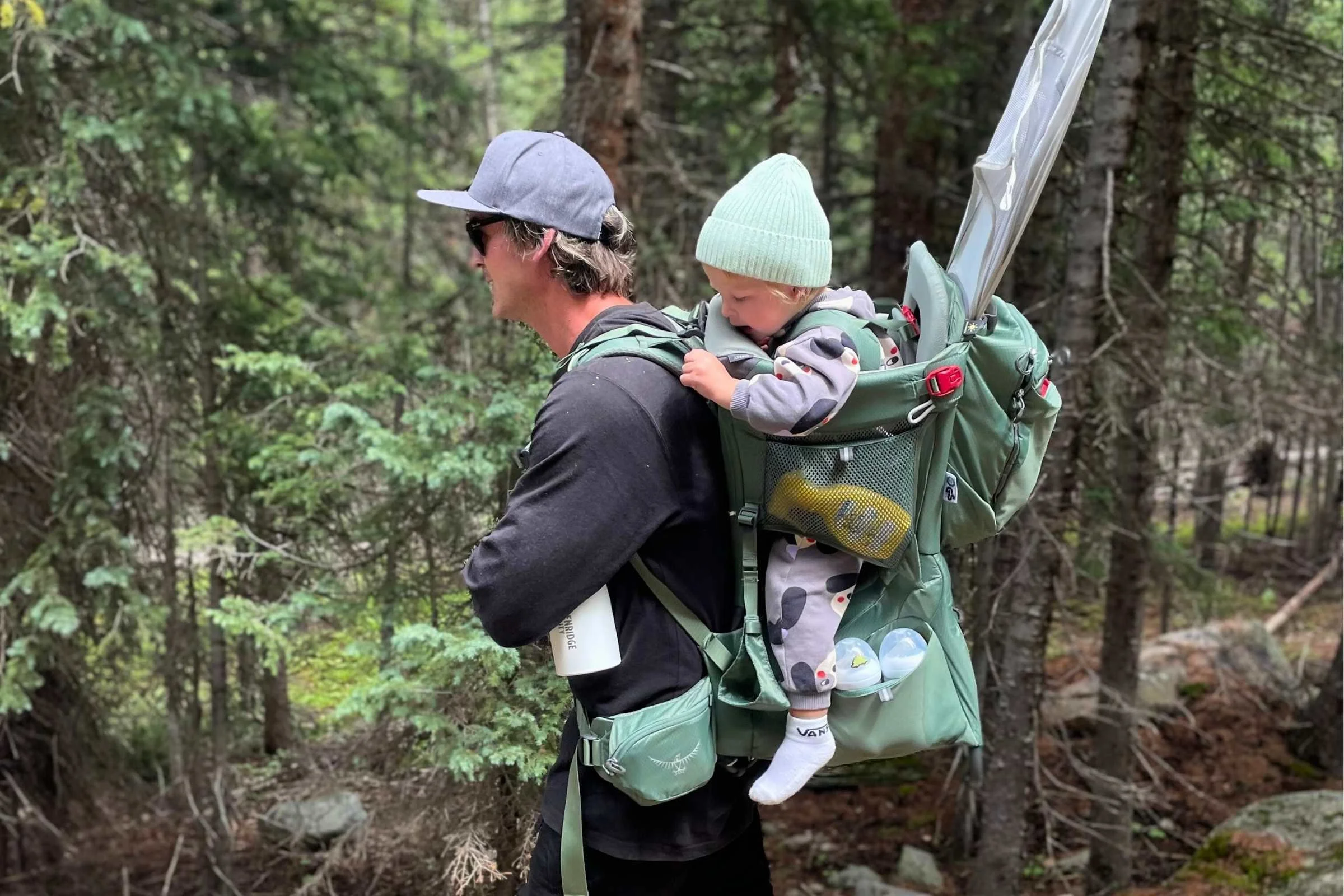 Utilizing all the pockets and storage in the Poco Premium for a family hike in Colorado. Photo by Matt Derrick.
