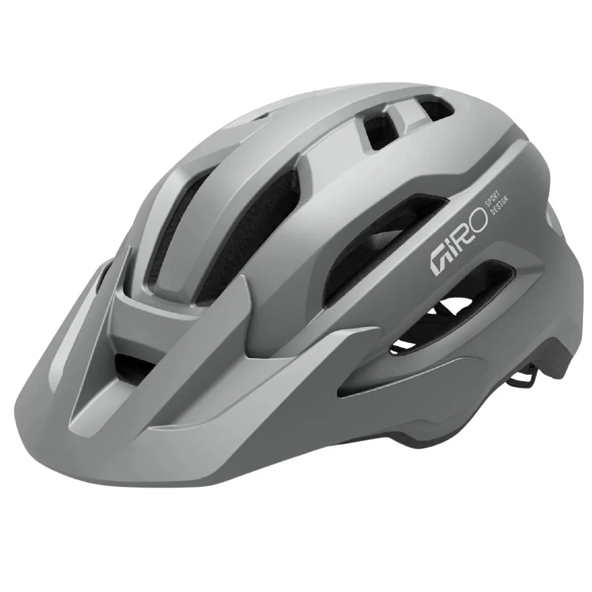 The Giro Fixture Mips II bike helmet in light grey.