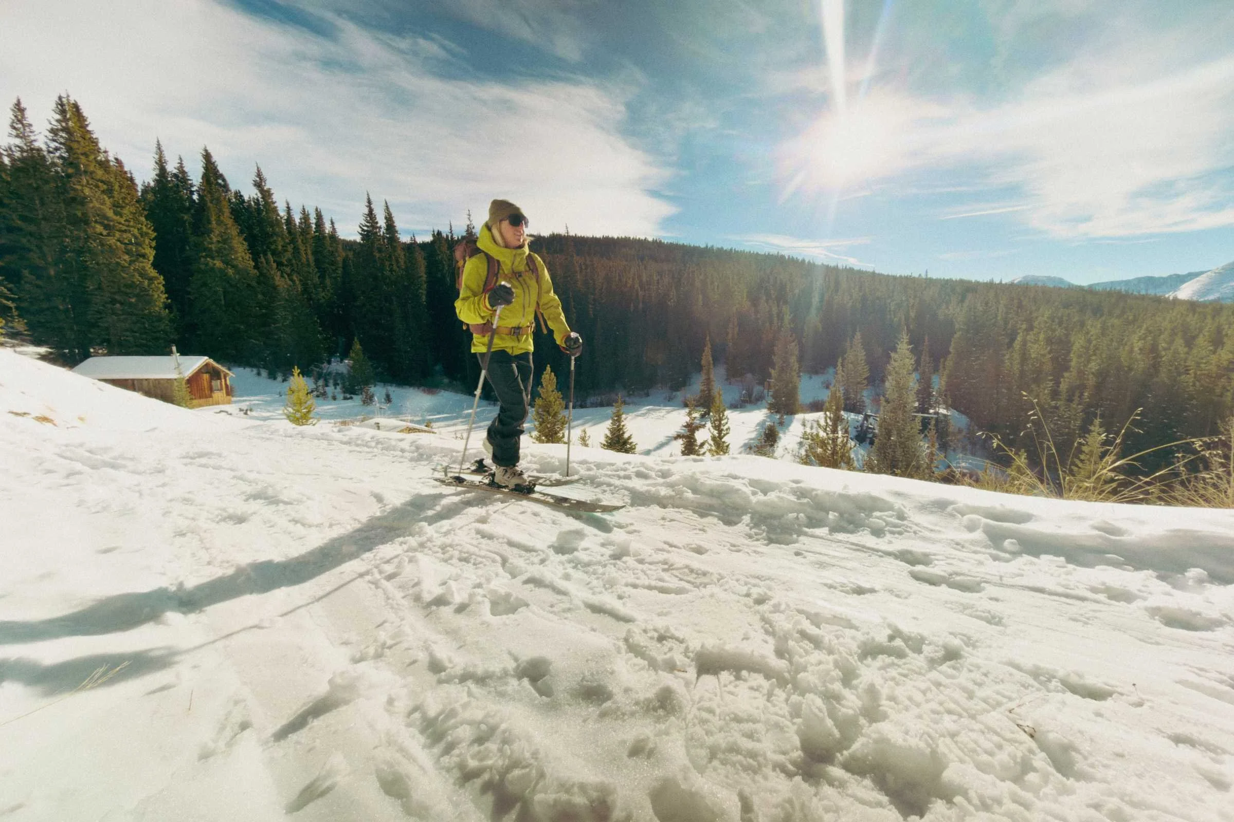 The stretch in the Cloudchaser shell material allows for plenty of freedom of movement. Photo credit: Jacob Callaghan