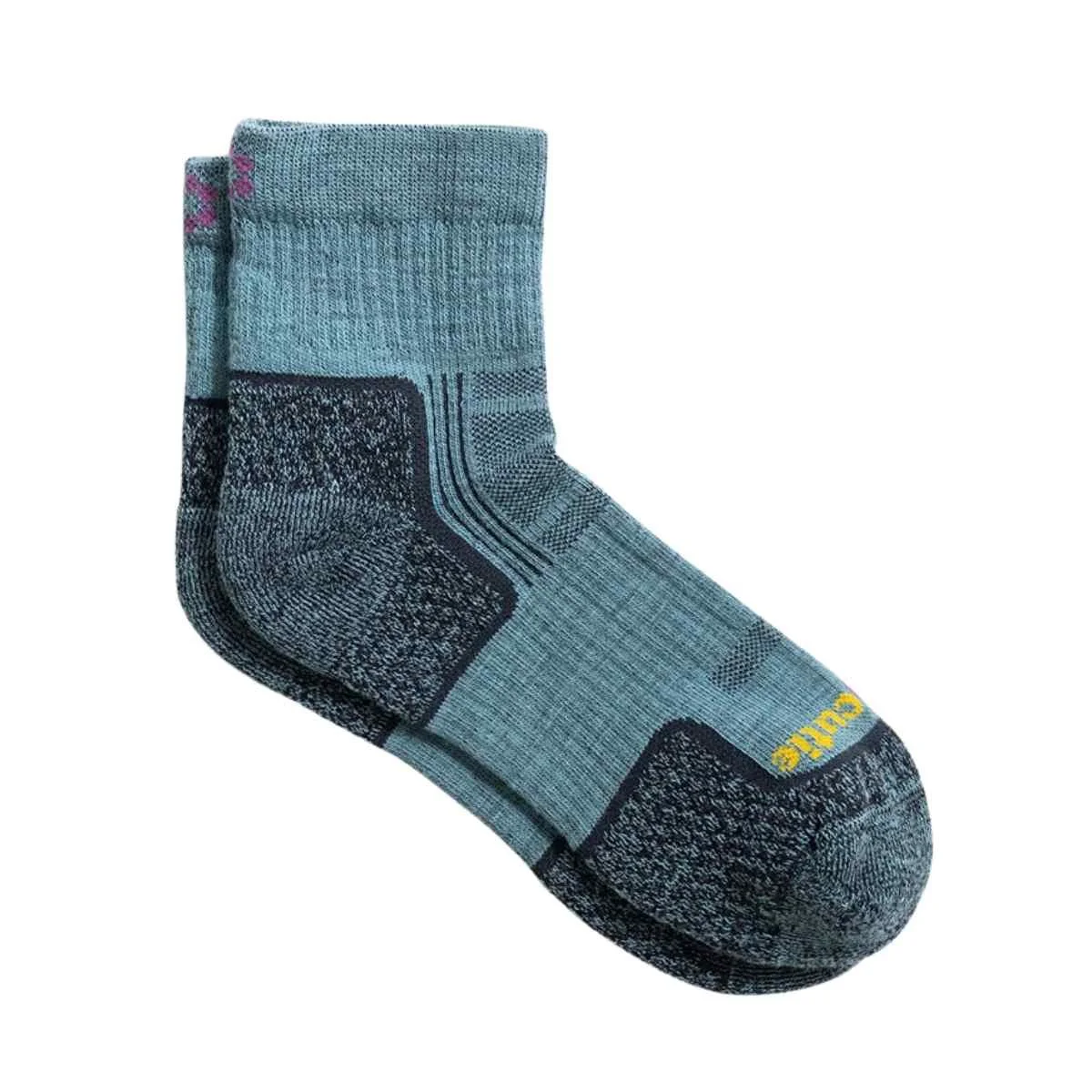Tough Cutie Eve The Original Ladies Light Weight Hiker Quarter Socks