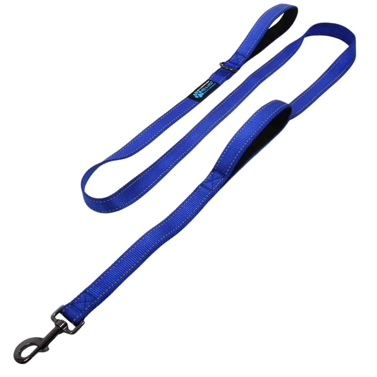 Max and Neo Dog Gear Nylon Reflective Double Handle Dog Leash