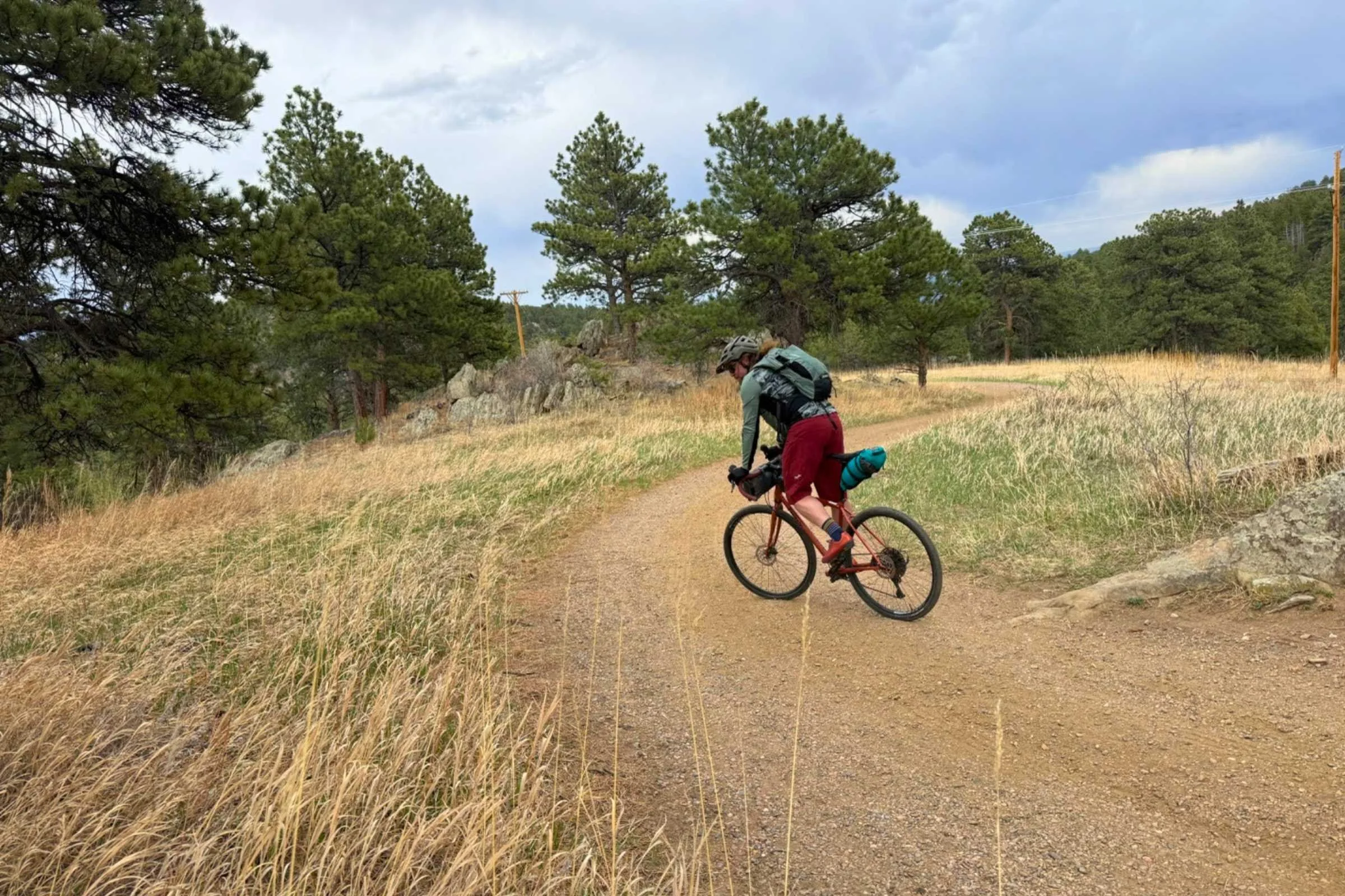 Taking the Straggler for a loaded spin at White Ranch Open Space.