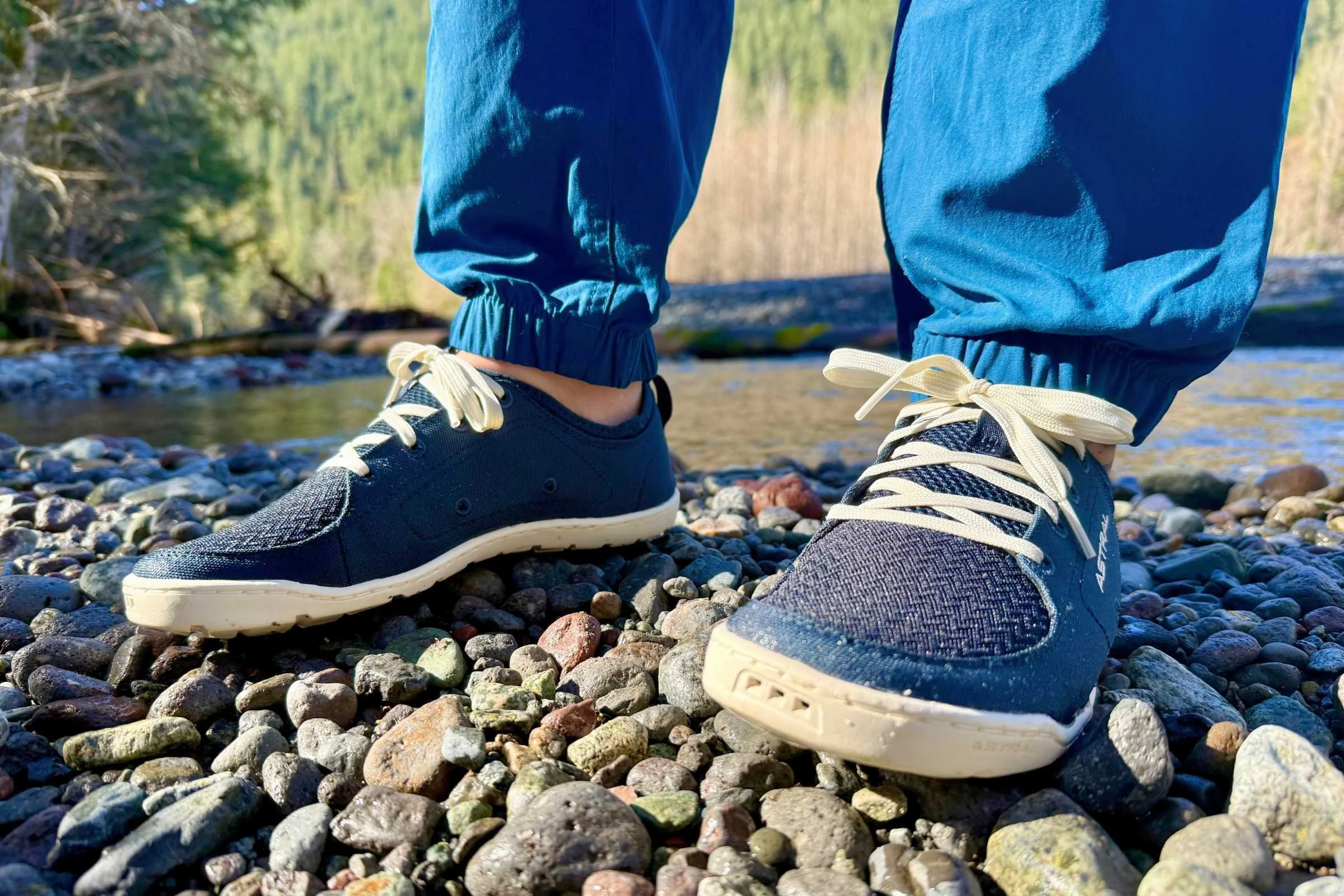 The canvas upper does a great job of absorbing the sun’s heat and keeping feet warm post-dip. Photo by Steve Redmond.