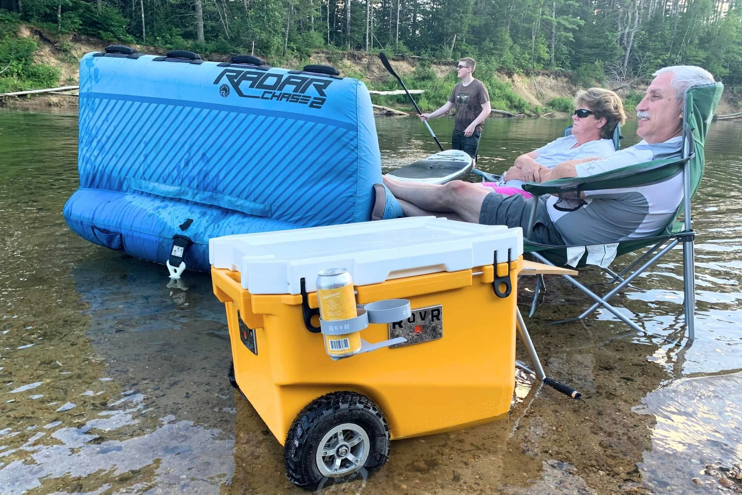 ROVR ROLLR Cooler makes the perfect companion for a day on the water