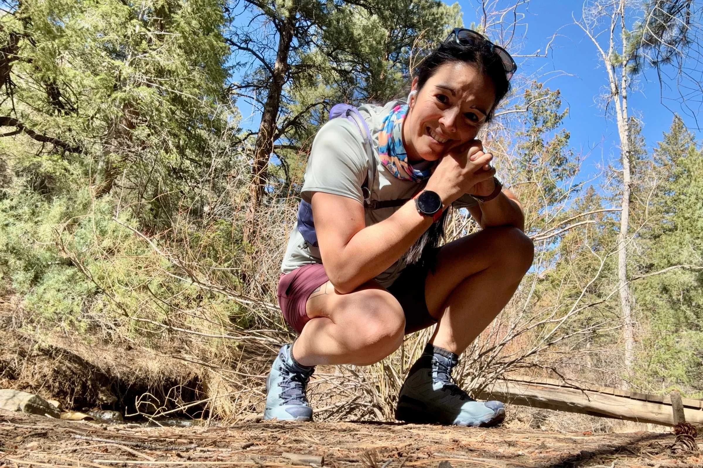 Taking the Suunto Race 2 GPS watch on a trail run  in Colorado.