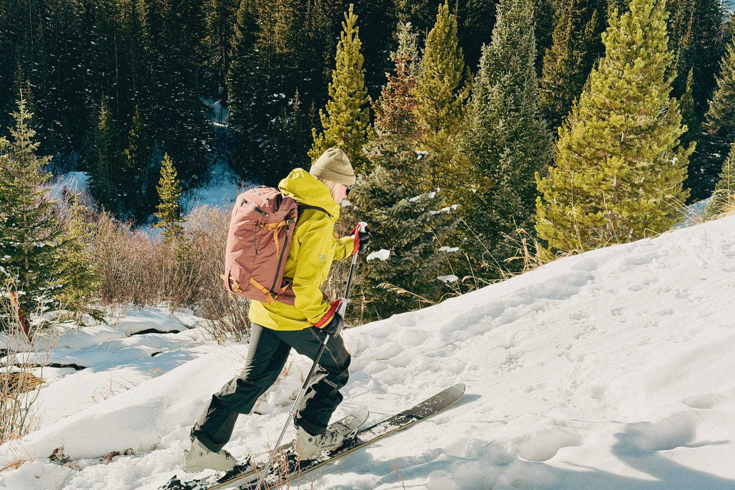 The Cloudchaser is a comfortable and breathable hardshell for touring. Photo credit: Jacob Callaghan