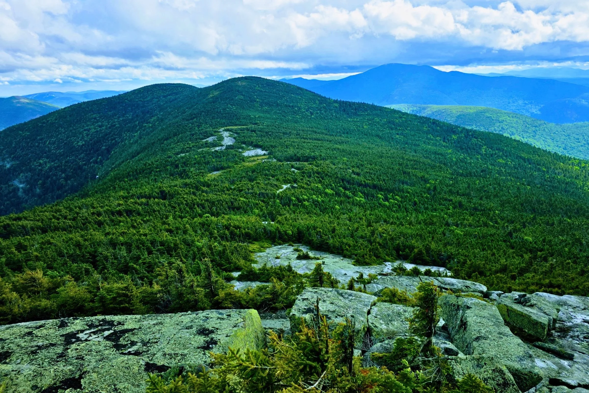 The elevation gain and loss may be steep, but you’ll have great views while you catch your breath! Photo by Aubri Drake.