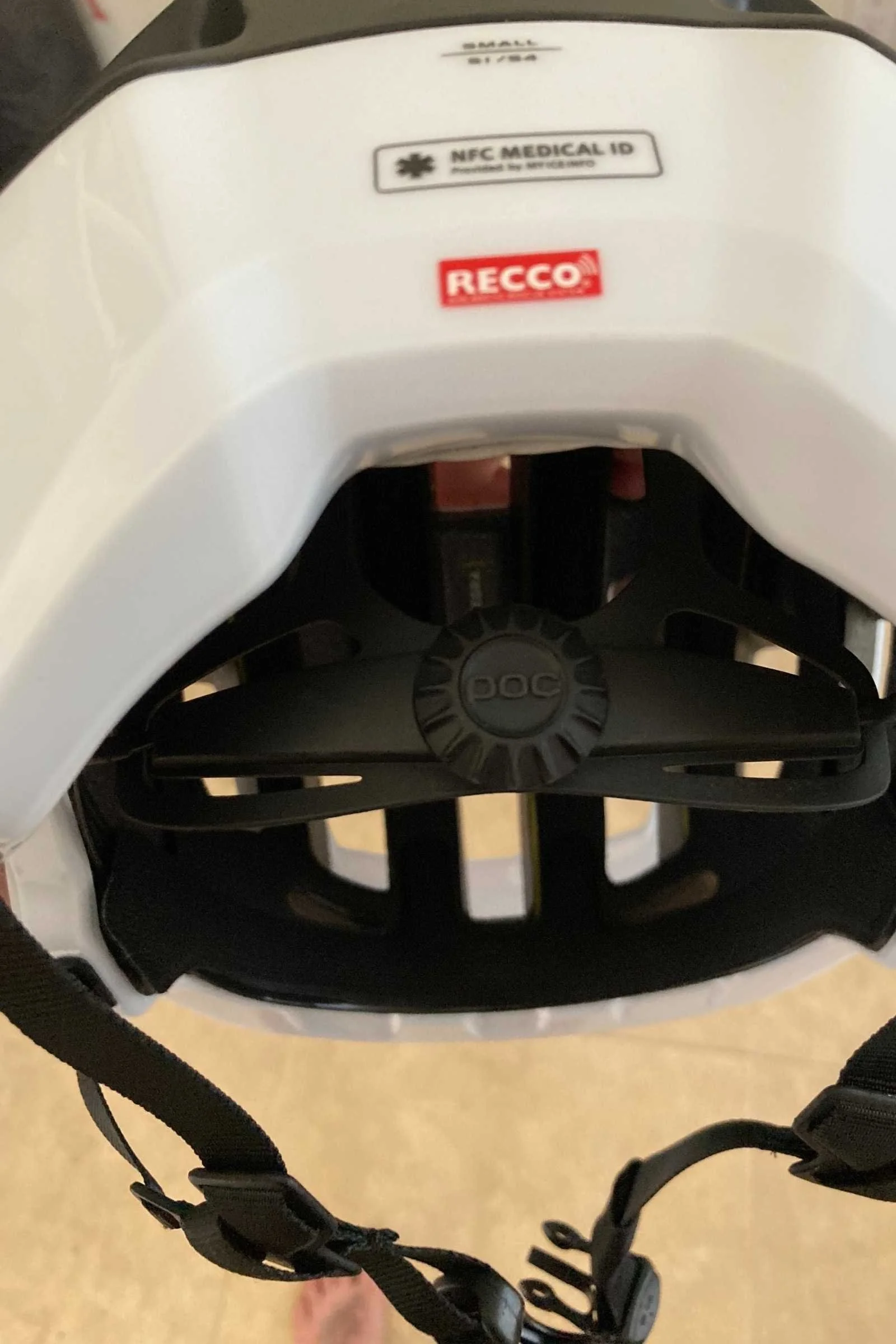 An easy to adjust helmet harness adjustment ensures a good fit, which improves the chances that the helmet can do its job. This POC Helmet, our upgrade winner, also comes with RECCO.
