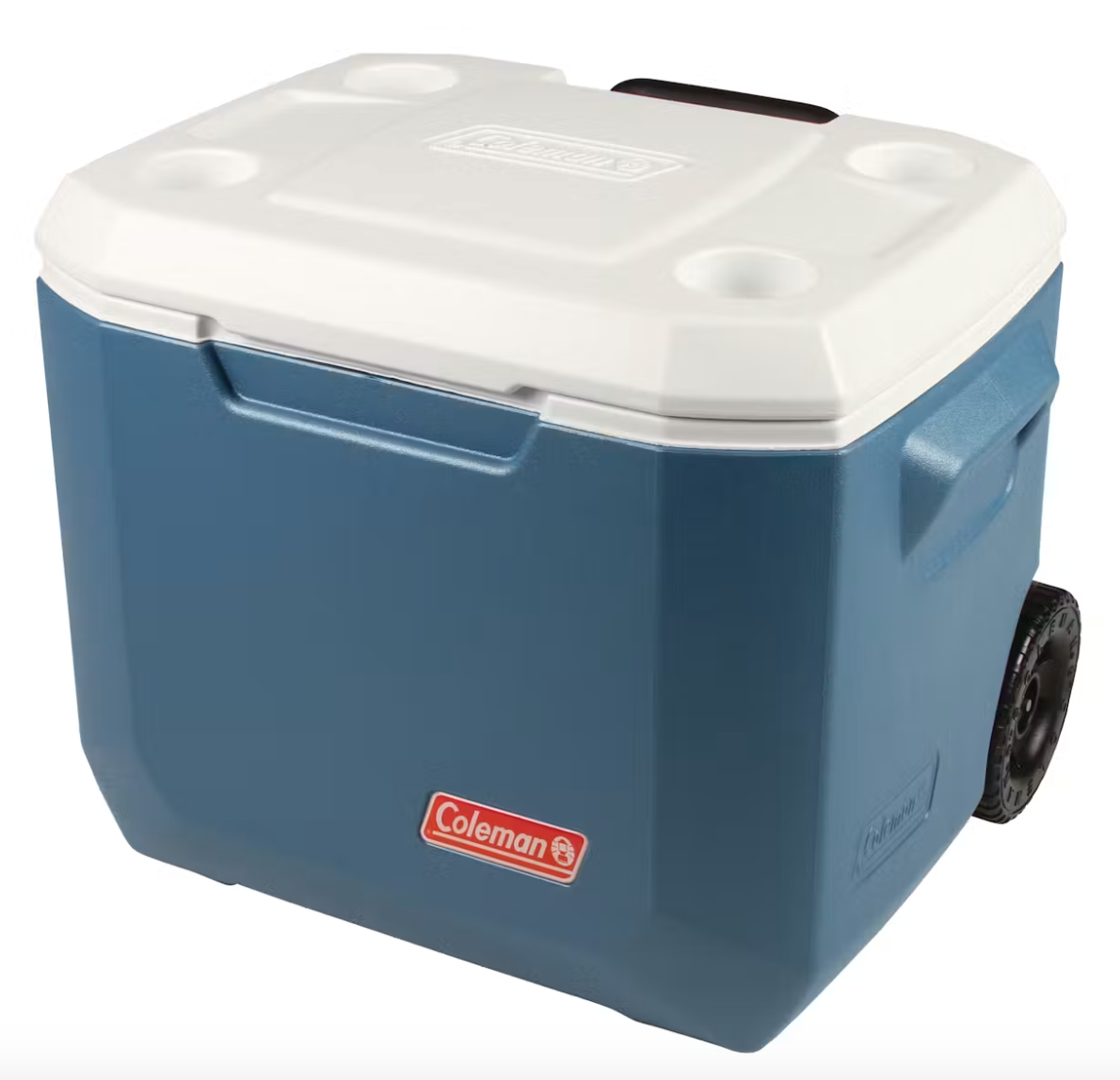 The Coleman Xtreme 5 Day Wheeled Cooler in blue