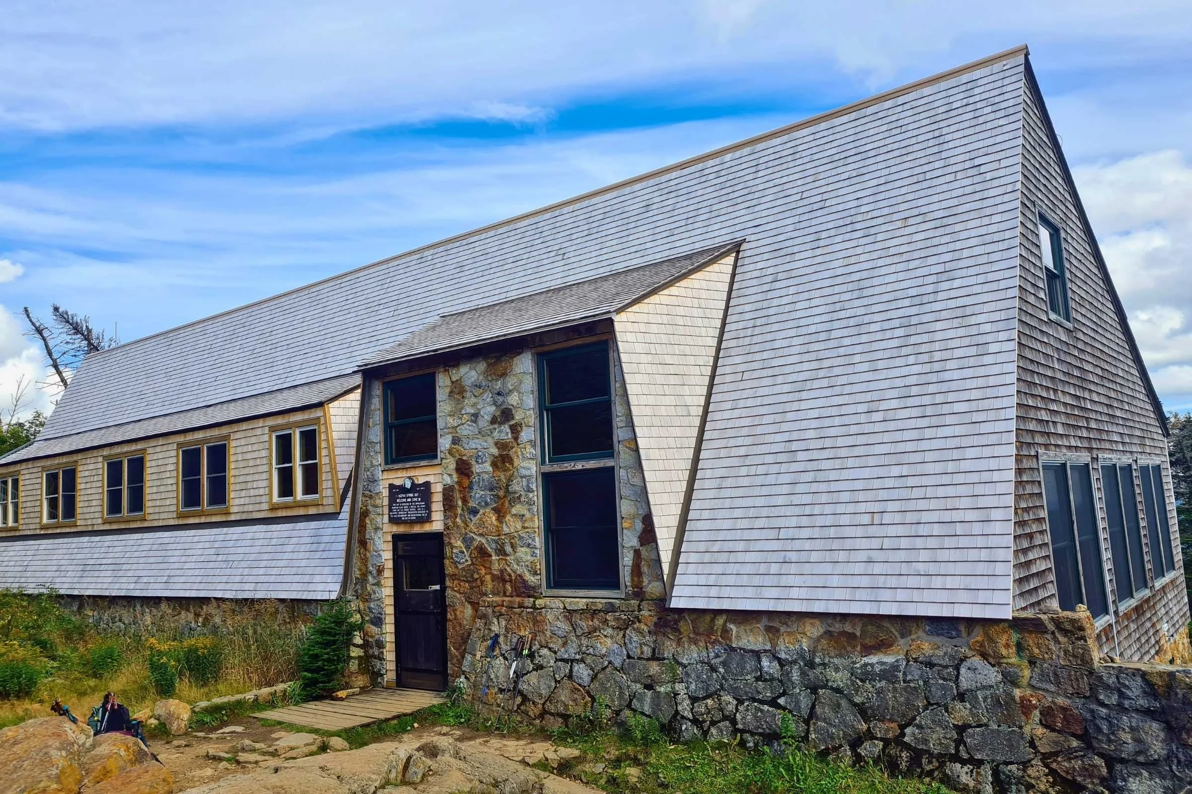 The Mizpah Spring hut. Photo by Aubri Drake.