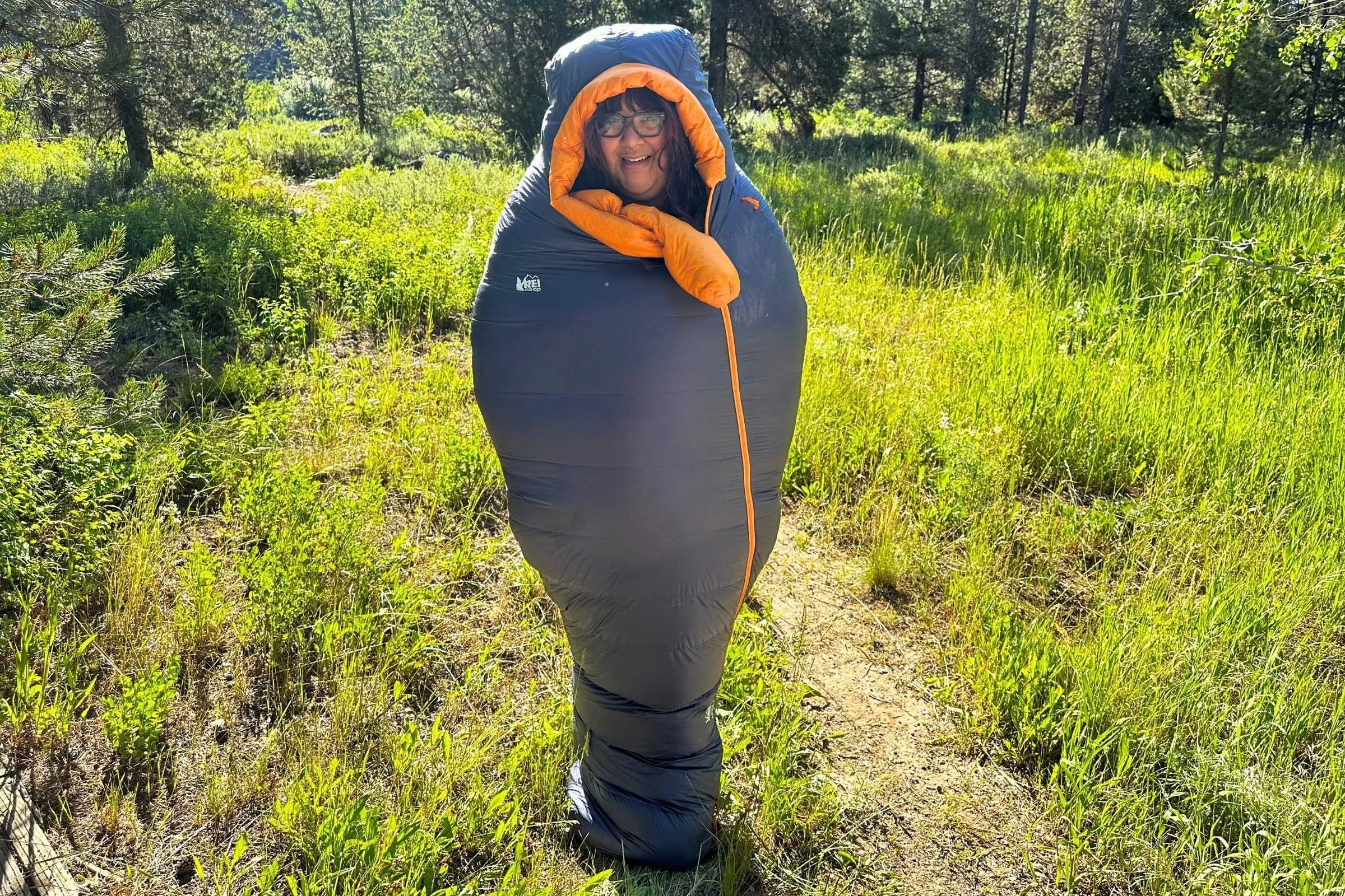 The Magma’s rounded zipper fits the body’s contours and is easy to close.