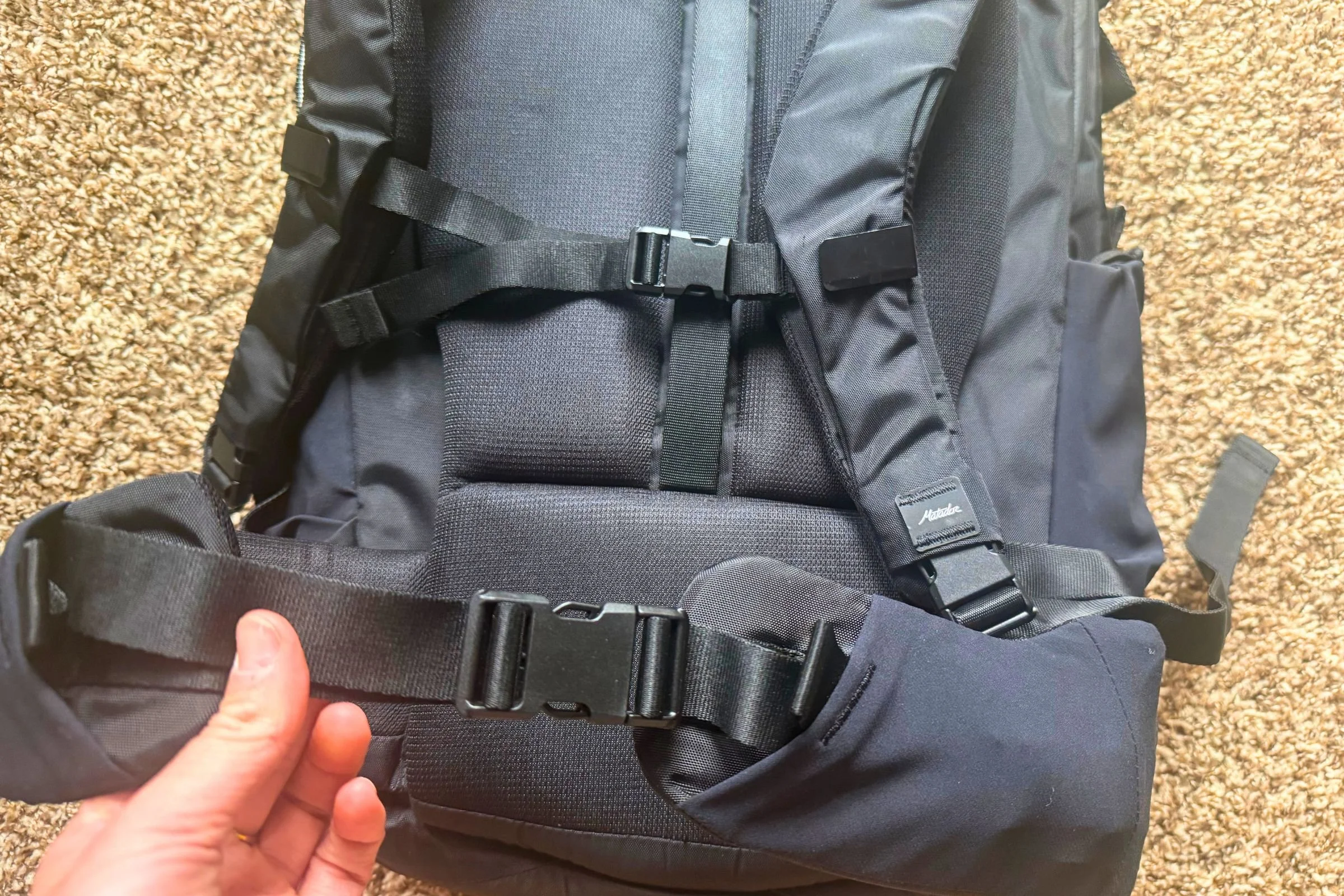 Matador 35L Global Travel Pack straps