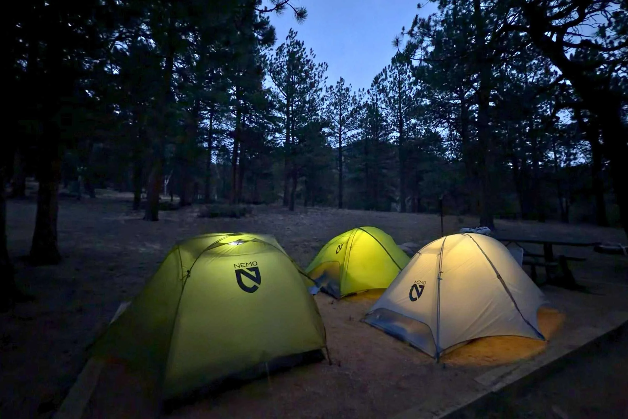 Testing the NEMO Dragonfly alongside other NEMO tents on a 2-night trip.
