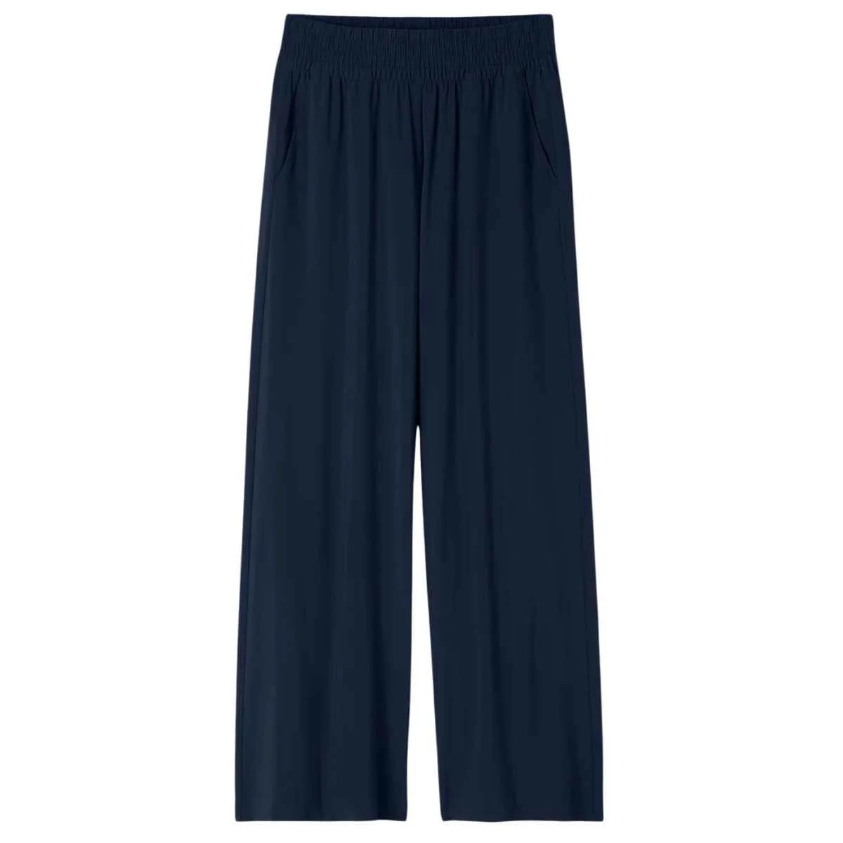 Vuori Villa Wideleg pants in deep navy color