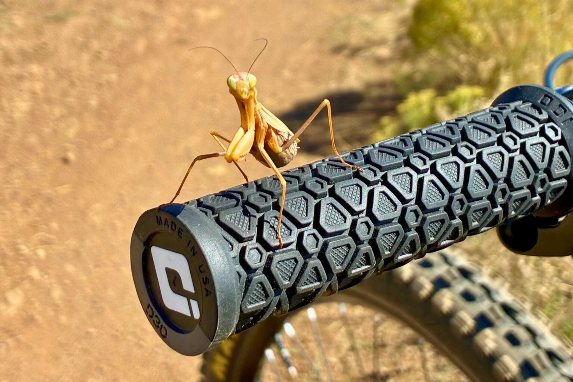 The Odi Vanquish grip with a little help from a friend. Courtesy Chris Meehan