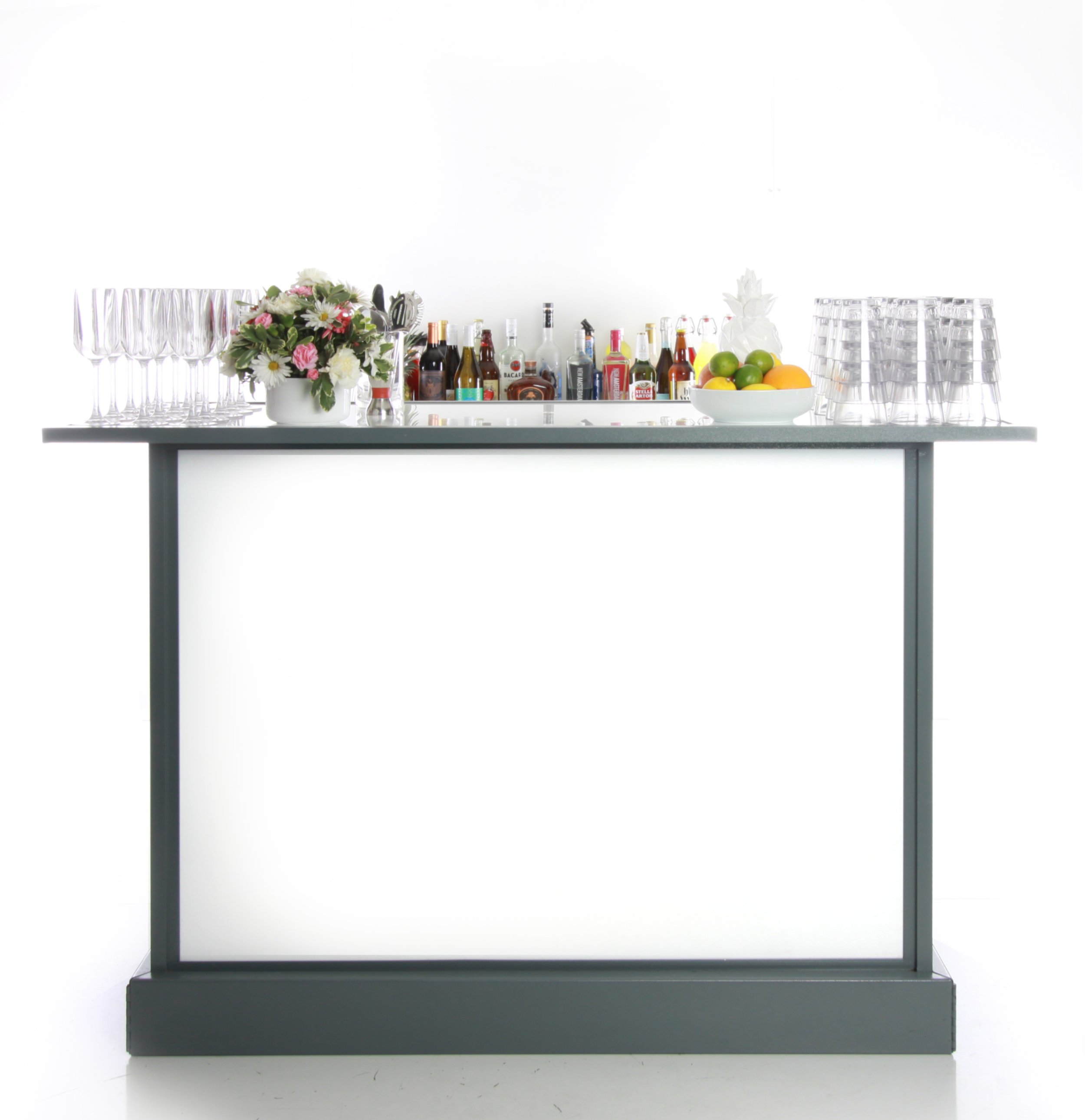 5 ft. craft bar (white plexiglass) - $250