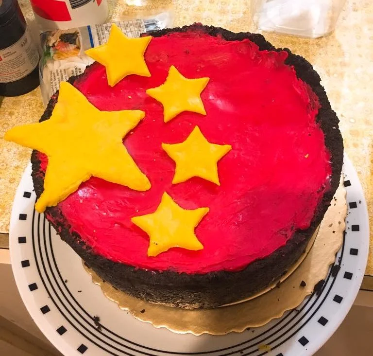 Thanks Kellie for sharing your gluten-free taro cheesecake with cookie base recipe with us!
