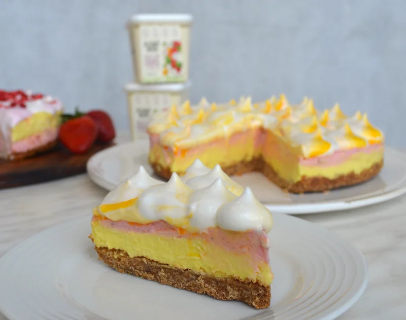 Passionfruit cheesecake