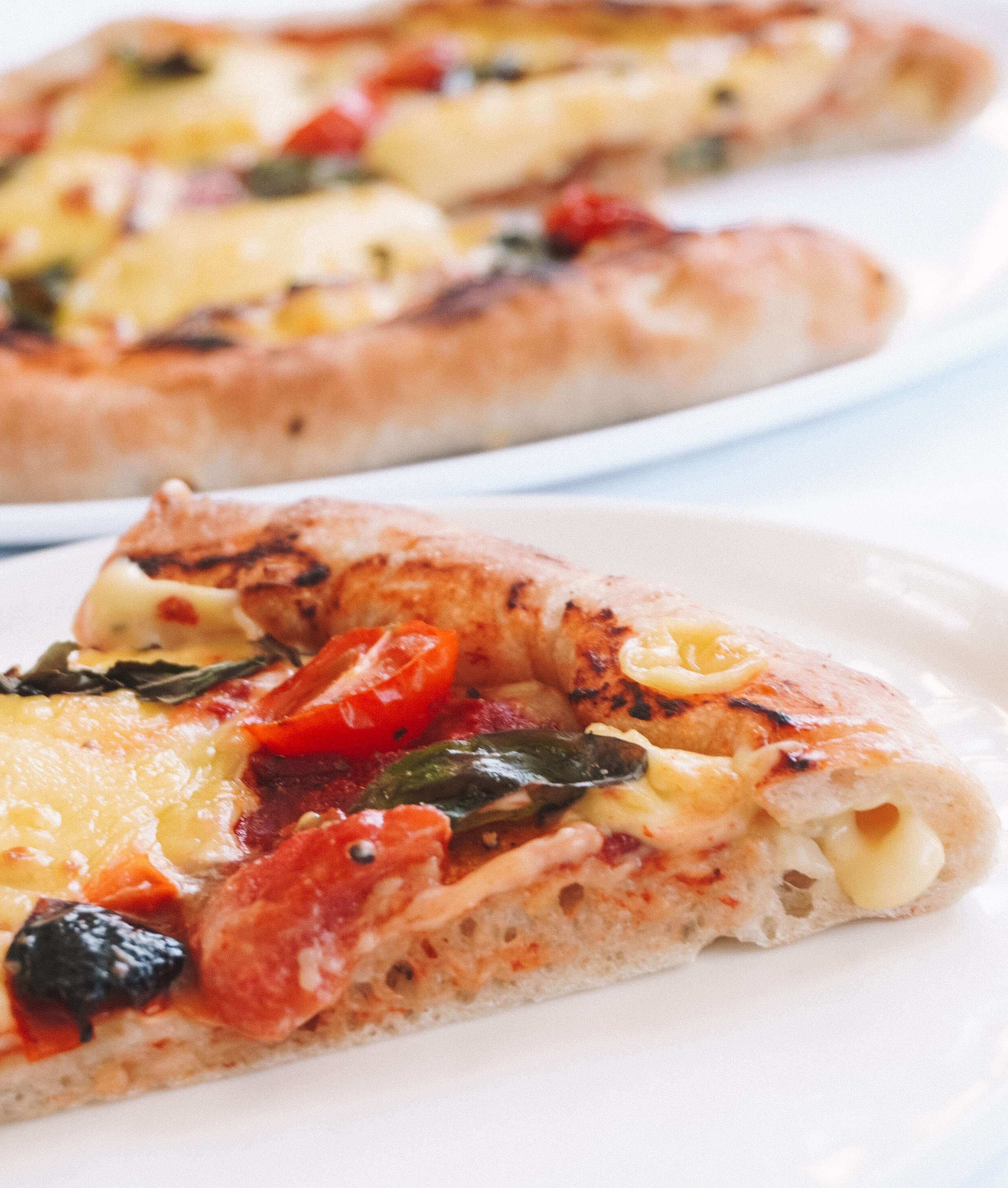 Cheese Crust Vegan Margherita Pizza Recipe Angel Food