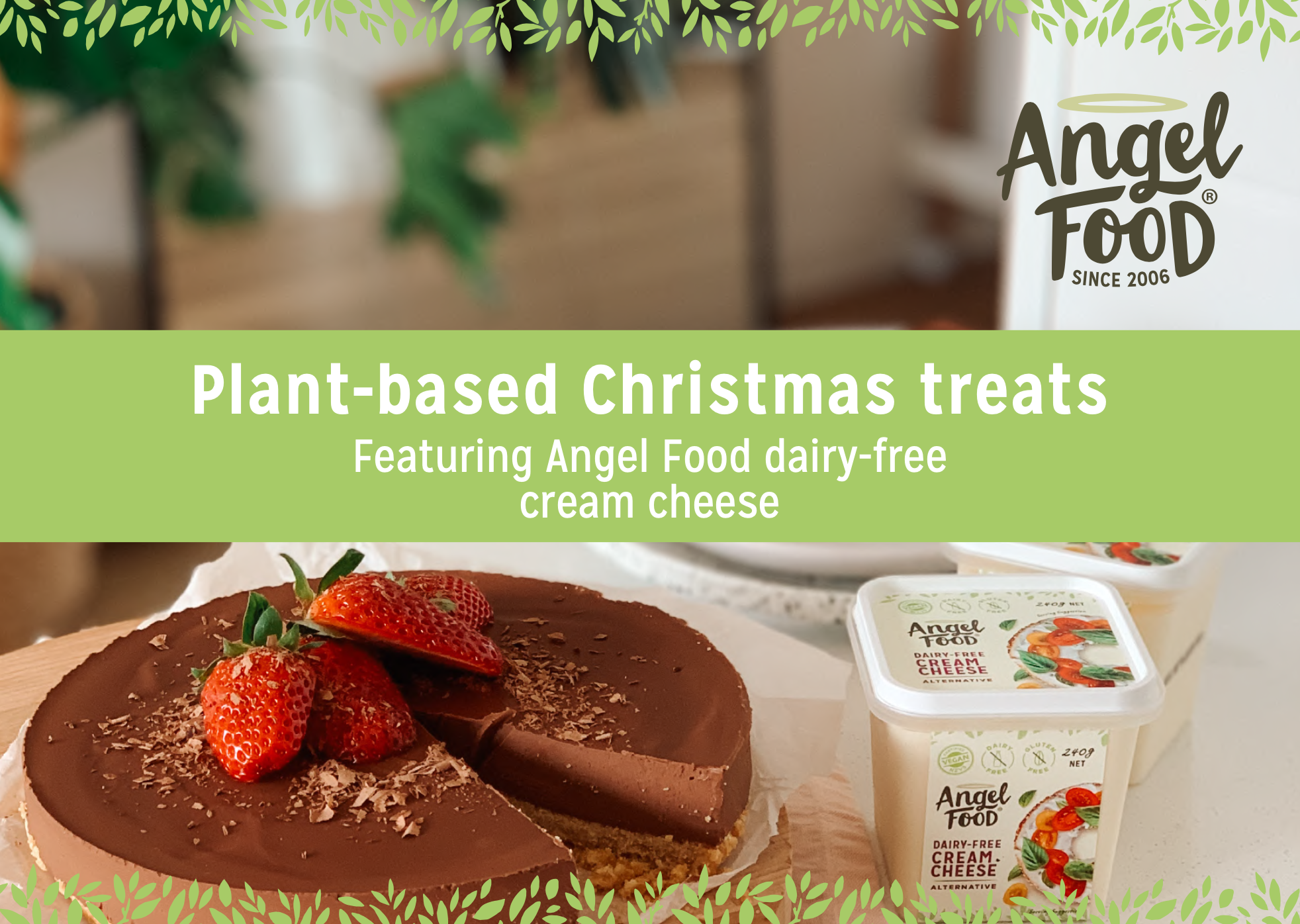 Plant-Based Christmas Treats: Cream Cheese