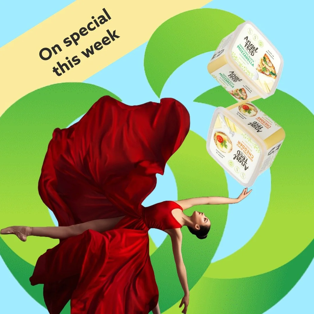 Wa-hey, our ched and moz blocks in tubs are on promo pricing this week at @woolworths_nz 
🤸🕺💃😍🌱🧀 #veganforlife #nofomo
#AllergyFriendly #plantbasedfood #vegancheese
#MadeInNZ #friendsnotfood #worldvegetarianmonth