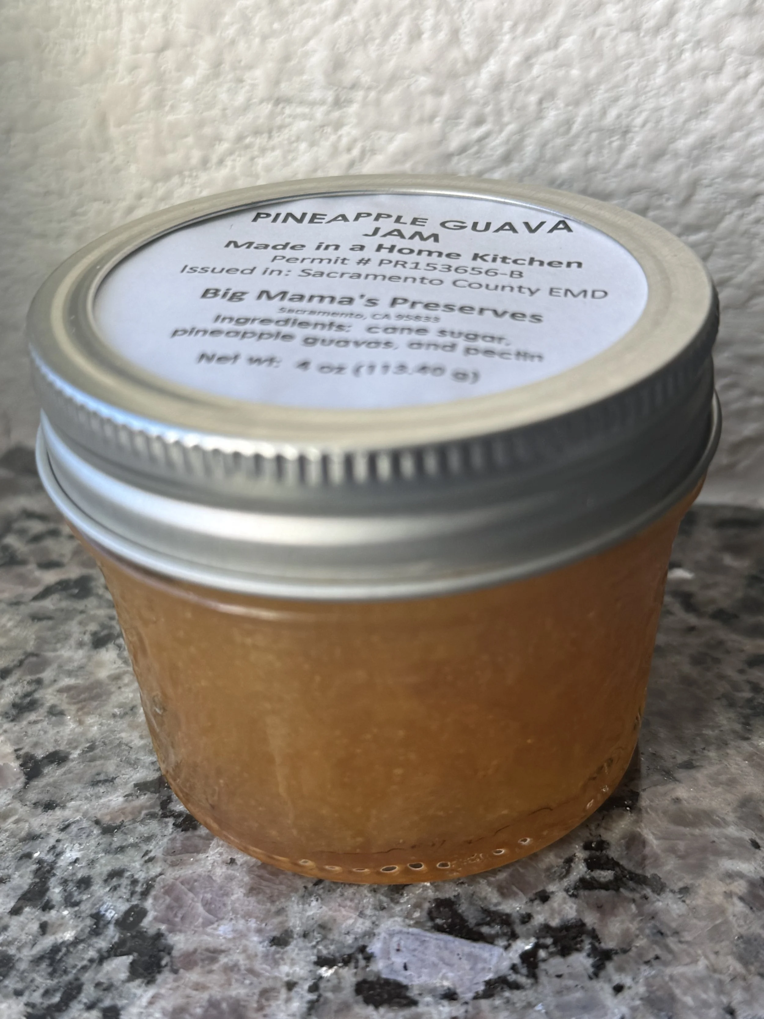 Pineapple Guava Jam (4 oz)