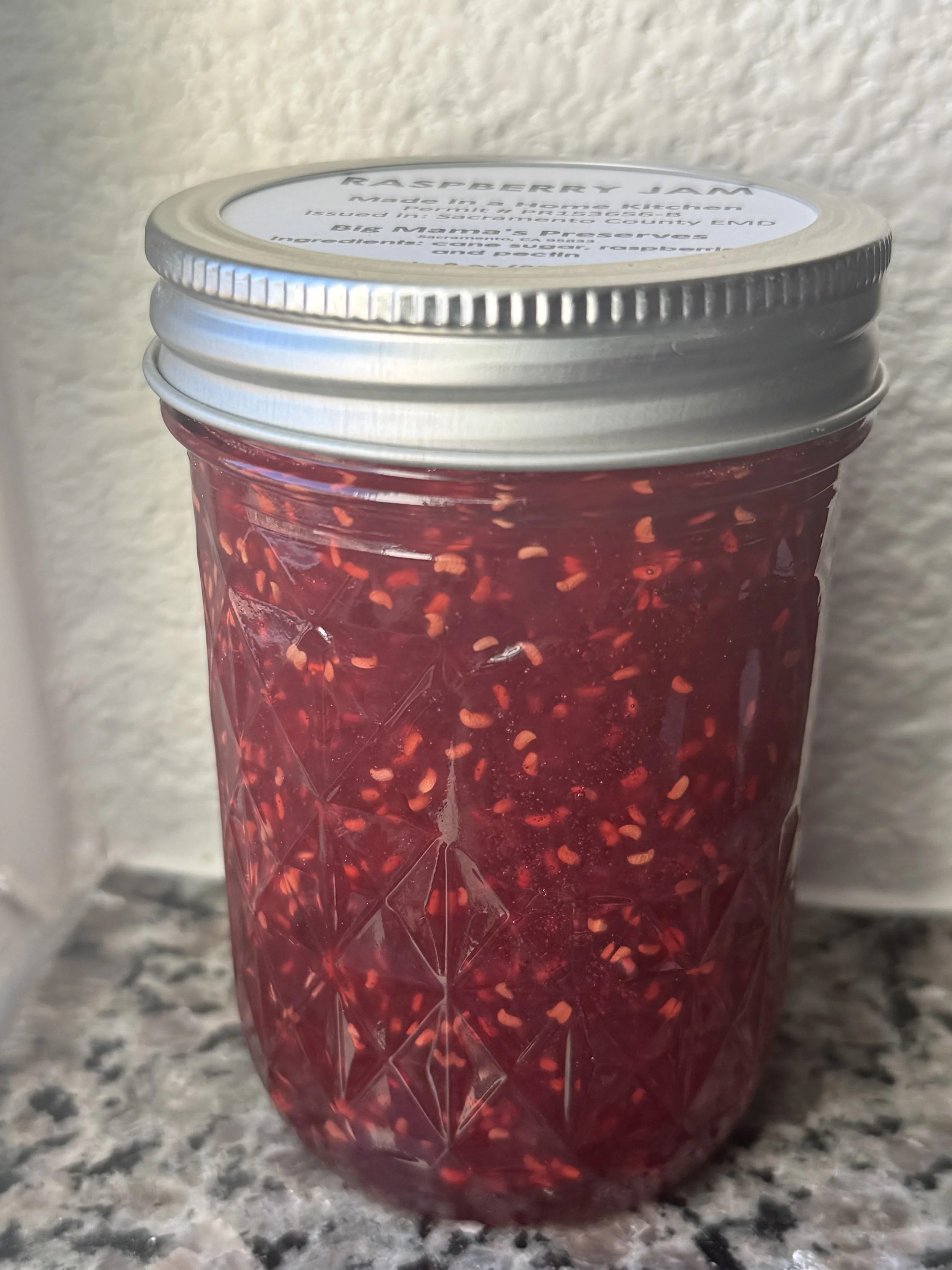 Raspberry Jam (8 oz) [With Seeds]