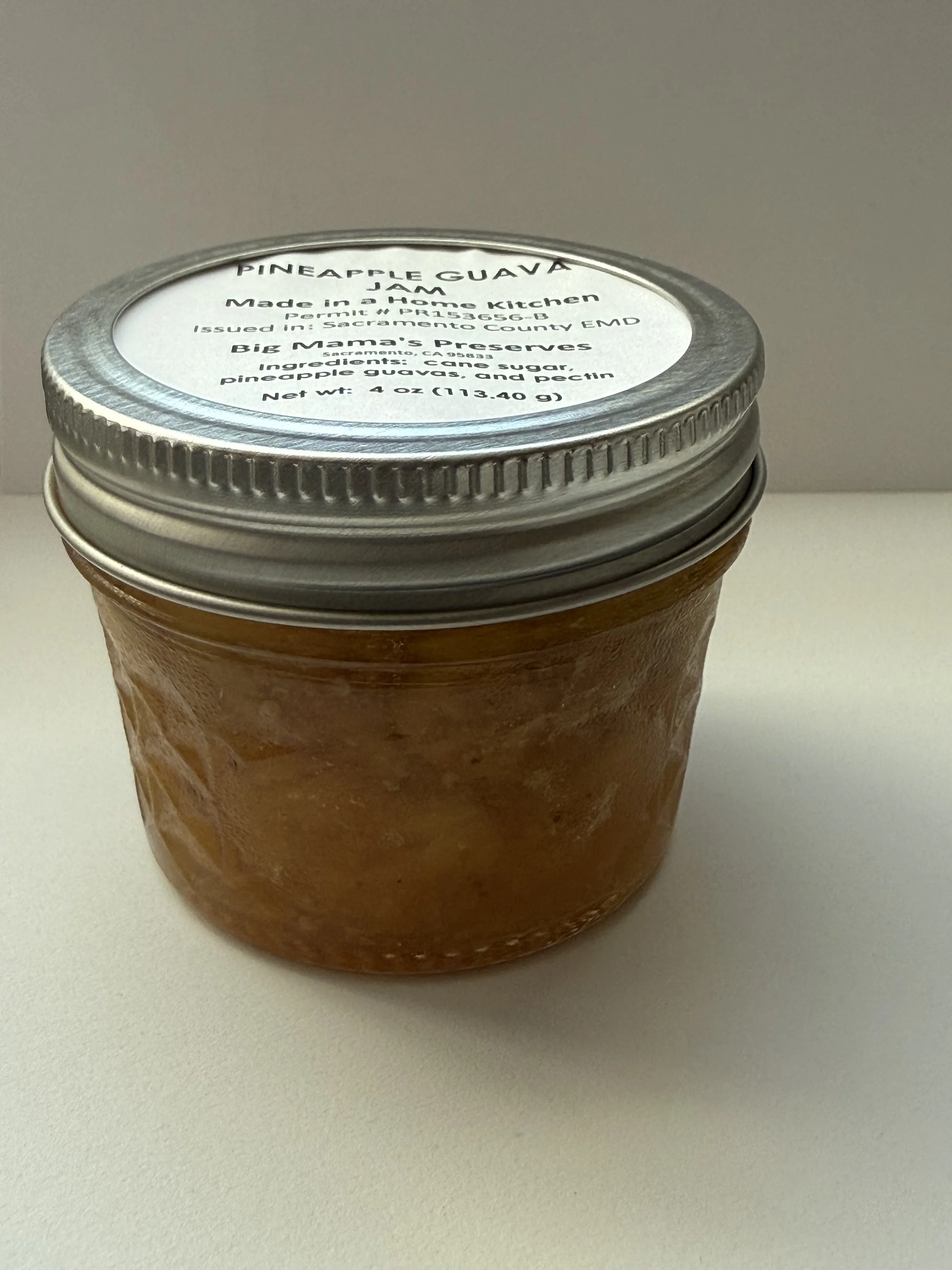 Pineapple Guava Jam (4 oz)