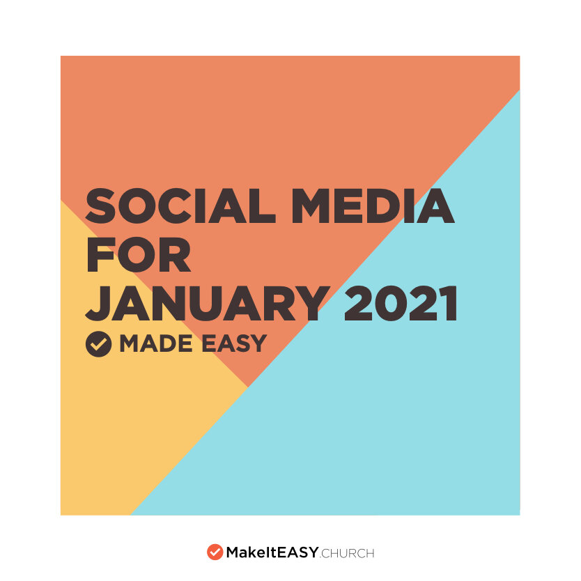 Social Media Content for January 2021
