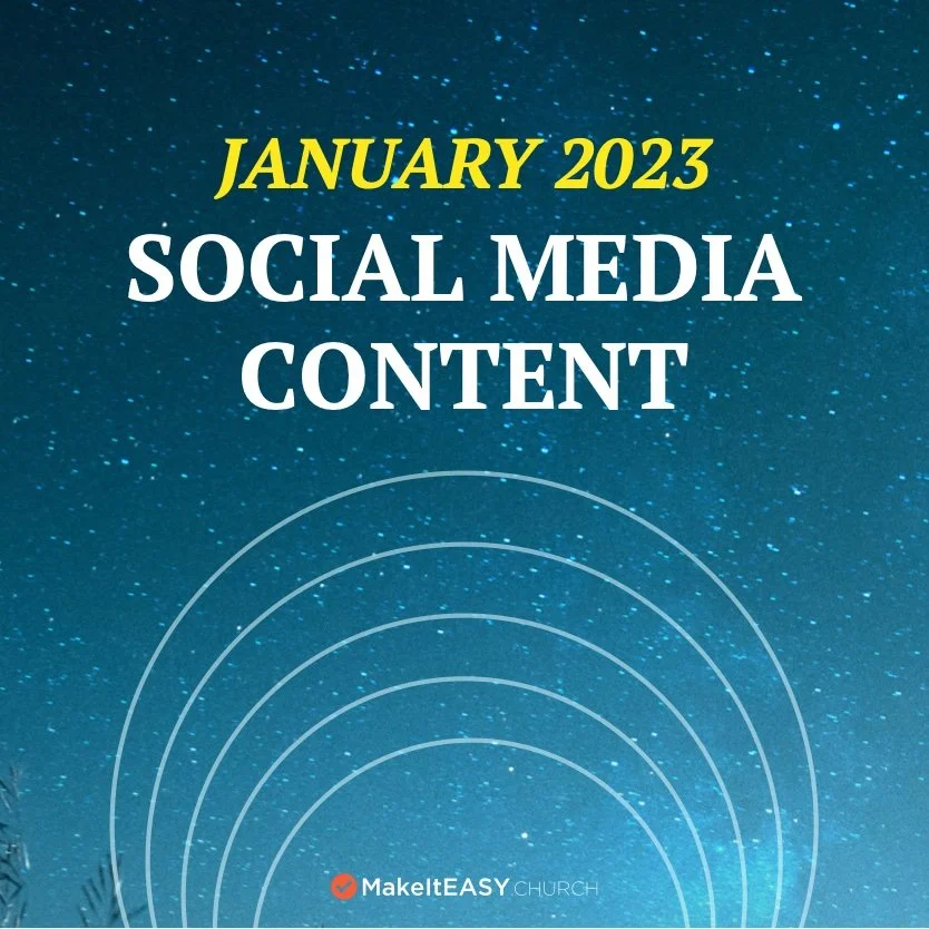 Social Media Content for January 2023