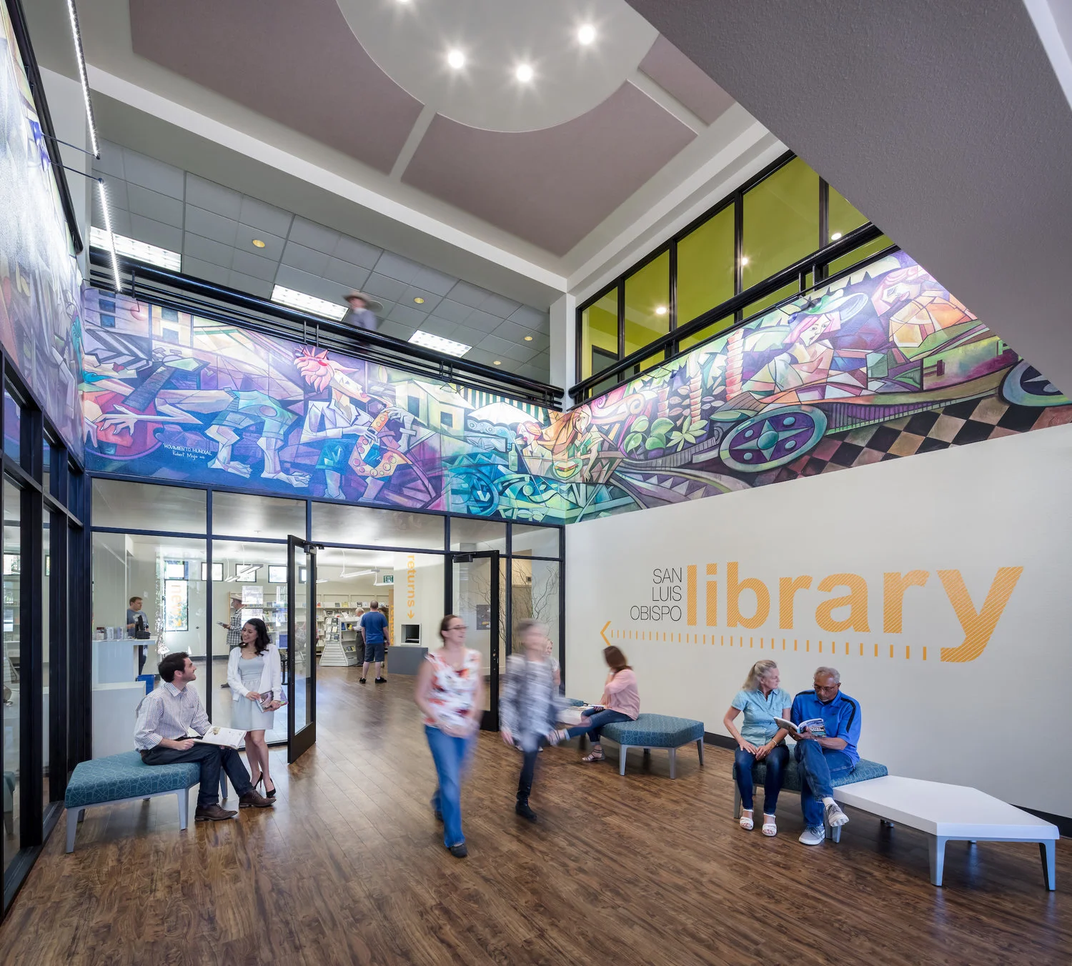 Glass Wall Entry Atrium