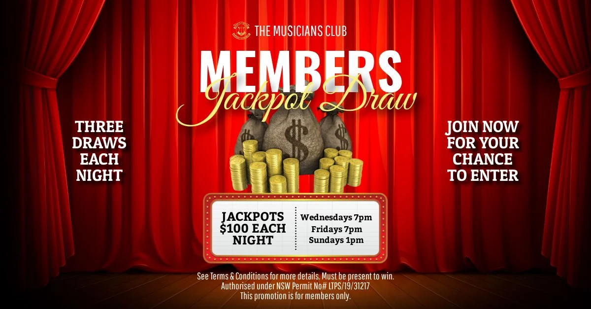 Sunday Members Jackpot Draw
