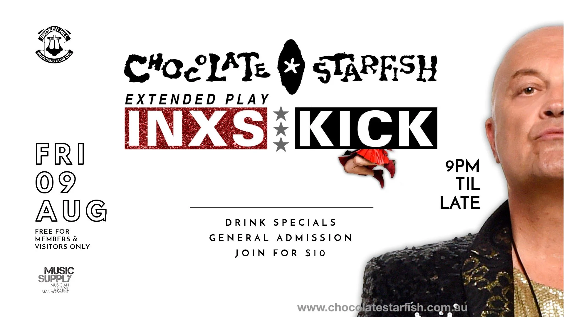 Chocolate Starfish INXS:KICK