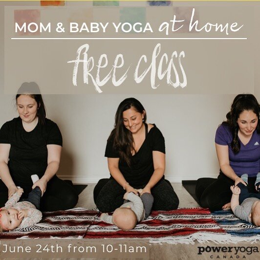 &bull; &bull;  FREE CLASS ALERT &bull; &bull;

Calling all mamas with young babes! Join me for this FREE Mom &amp; Baby Yoga Class AT HOME! 
This class is designed to strengthen and stretch the muscles most affected by pregnancy, birth, and post-part