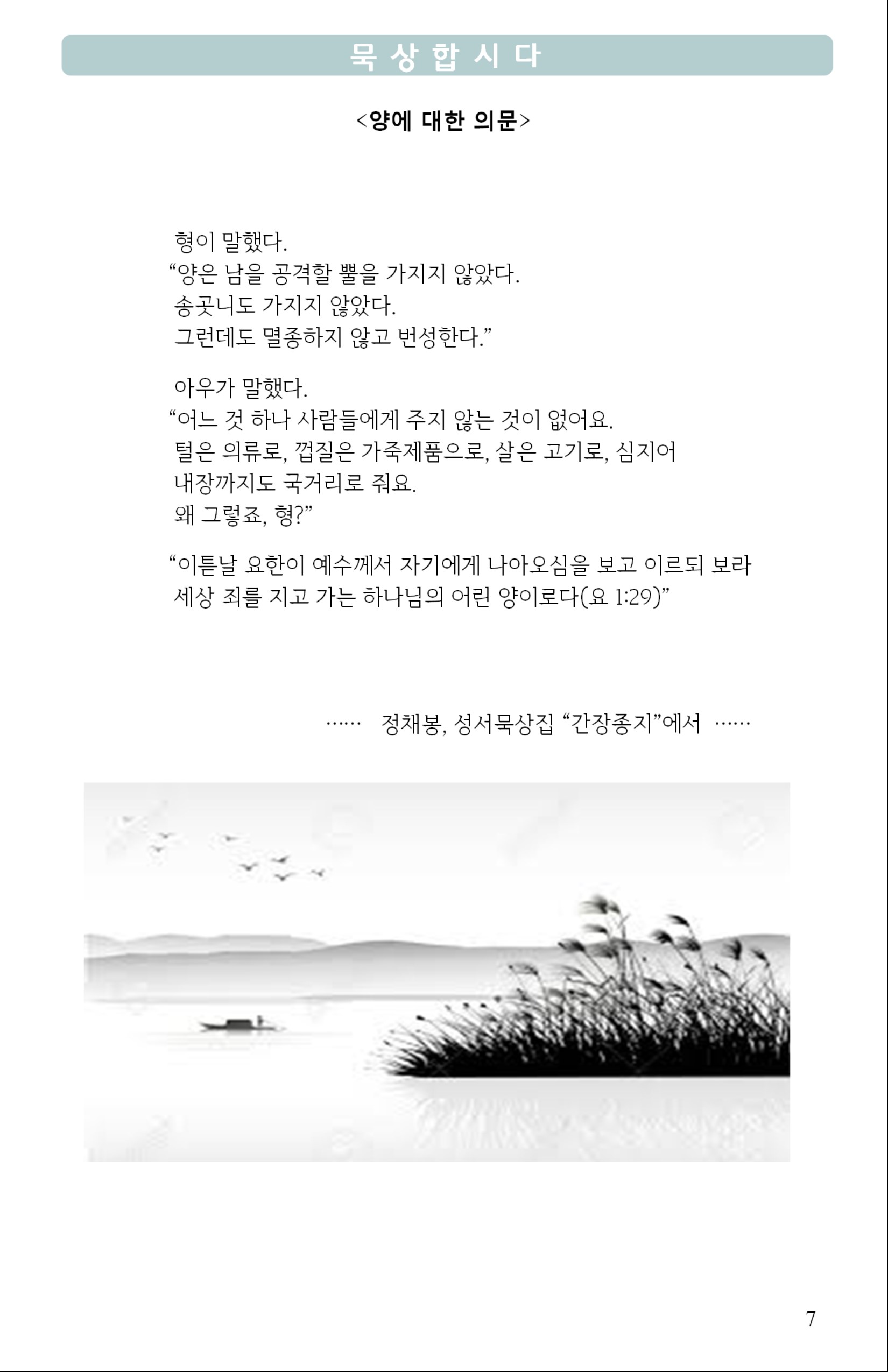 양에 대한 의문