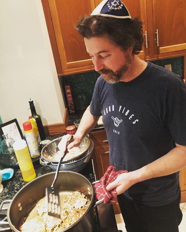 Joel not only plays a mean lead guitar, he also makes a mean Latke. Happy Hanukkah from Daystar.