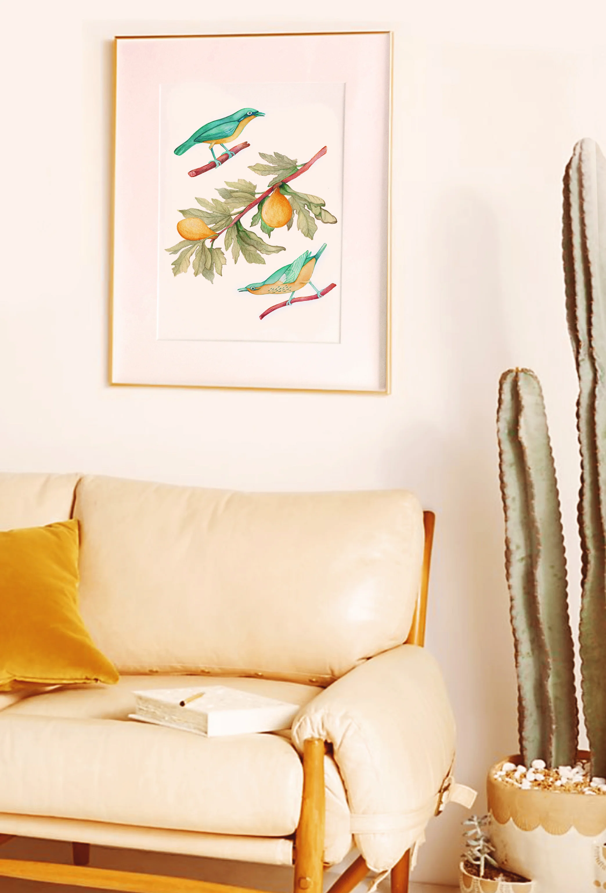 Birds &amp; Figs Poster (Digital Download 11"x17")