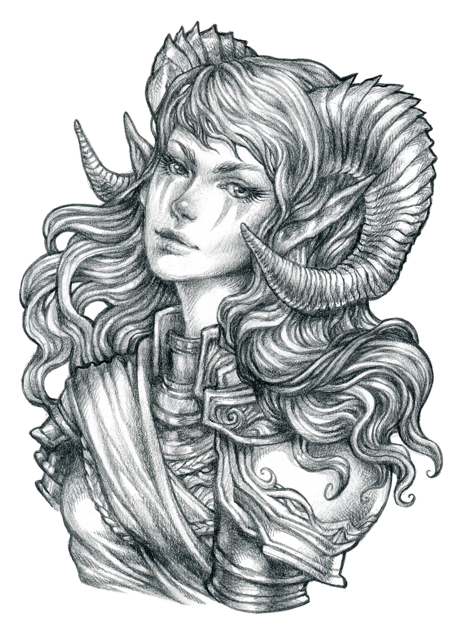 Original Sketch - The Ram Knight