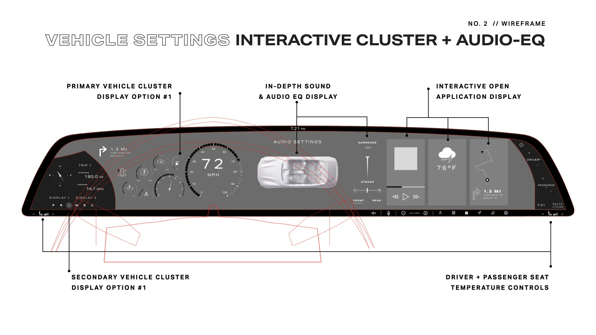 Wireframe No. 2 | Interactive Cluster + Audio EQ