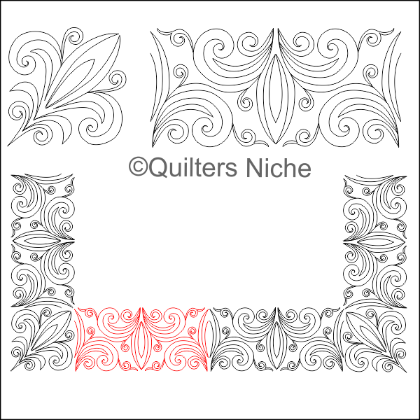 SCF-582 Large Swirl Border
